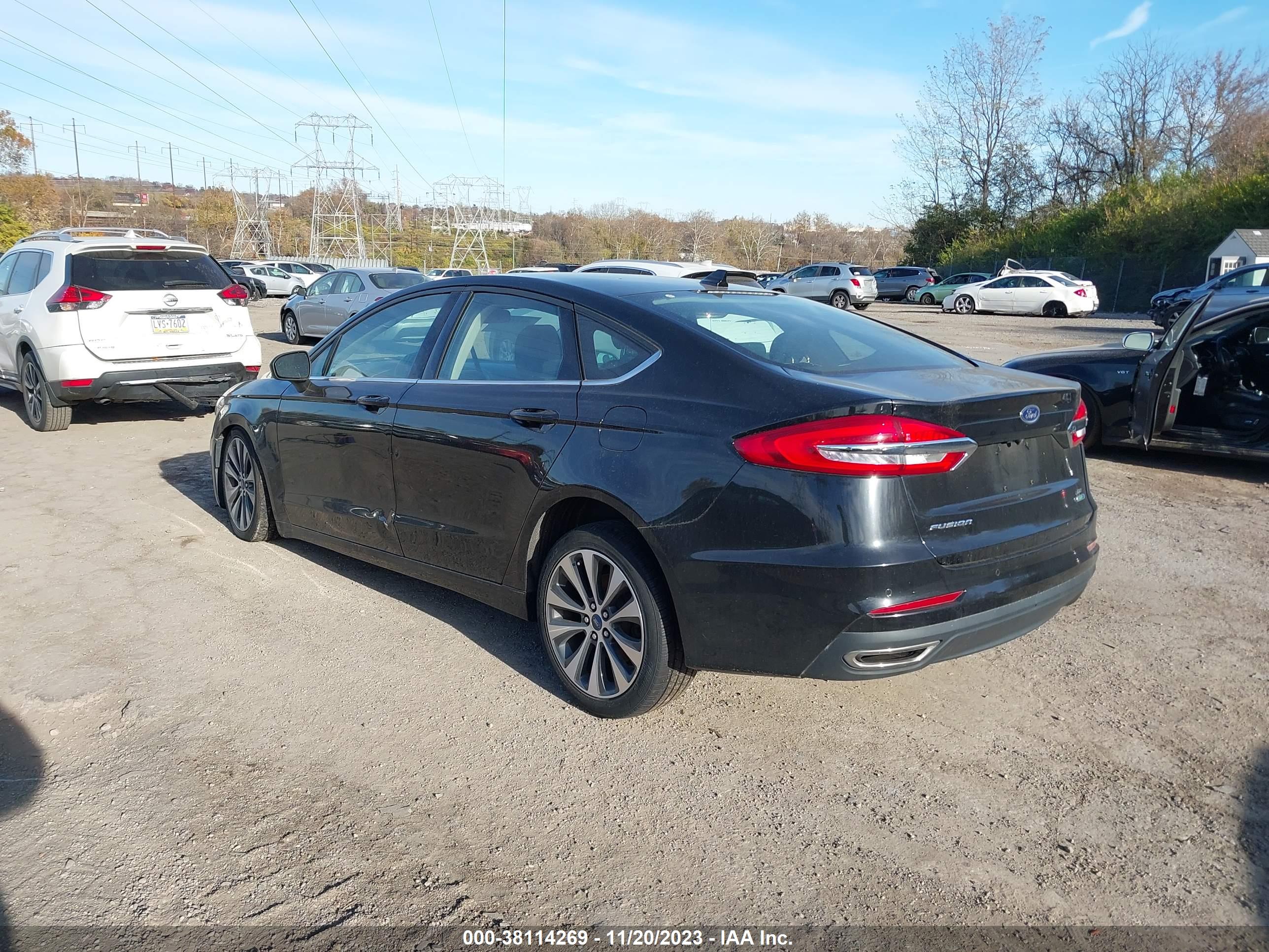 2020 FORD FUSION — VIN 3FA6P0T99LR173011 — photo 3