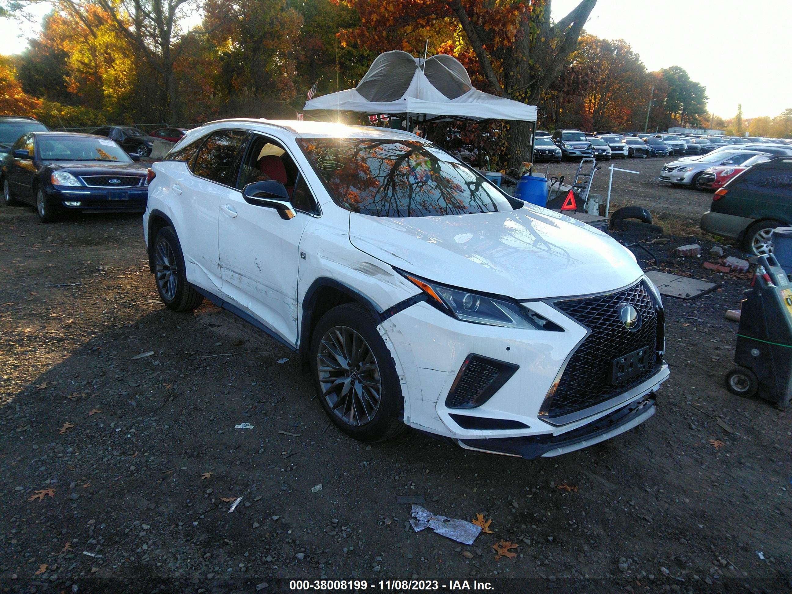 2022 LEXUS RX 350 — VIN 2T2SZMDA6NC337502 — photo 1 of 16