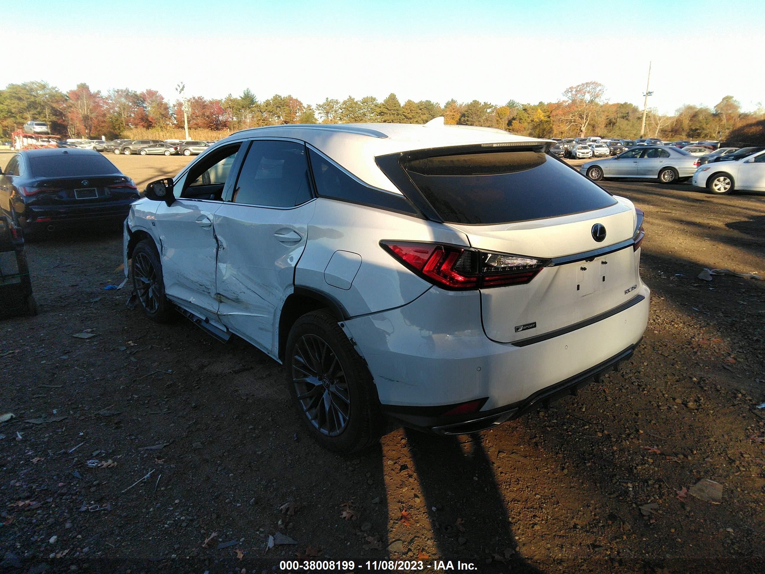 2022 LEXUS RX 350 — VIN 2T2SZMDA6NC337502 — photo 3