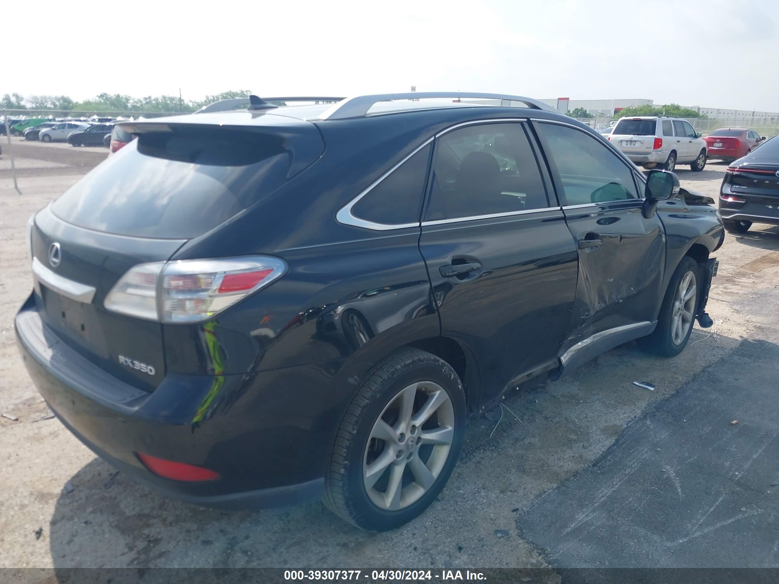 2011 LEXUS RX 350 — VIN 2T2ZK1BA3BC062316 — photo 4