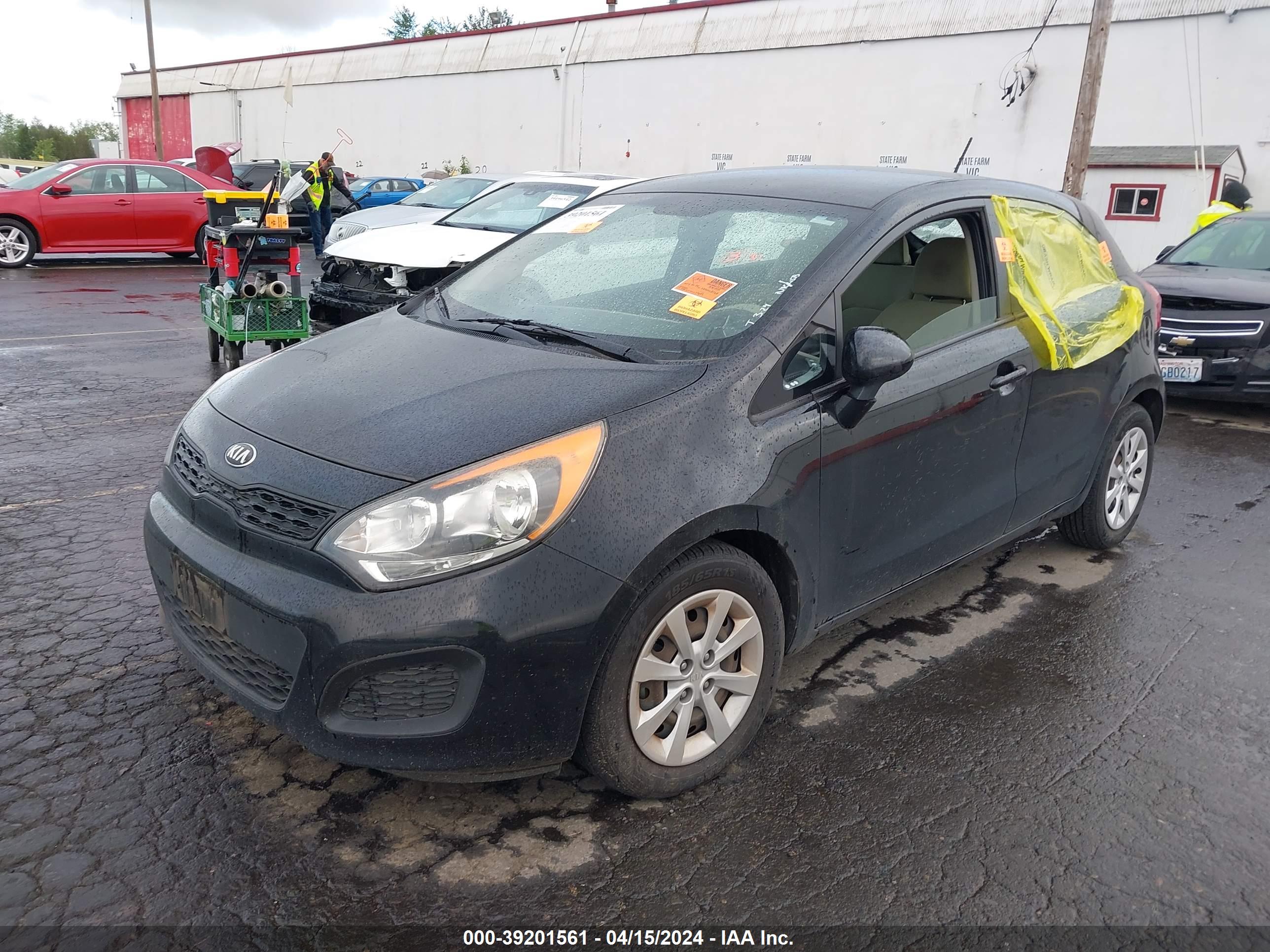 2013 KIA RIO — VIN KNADM5A30D6233453 — photo 2