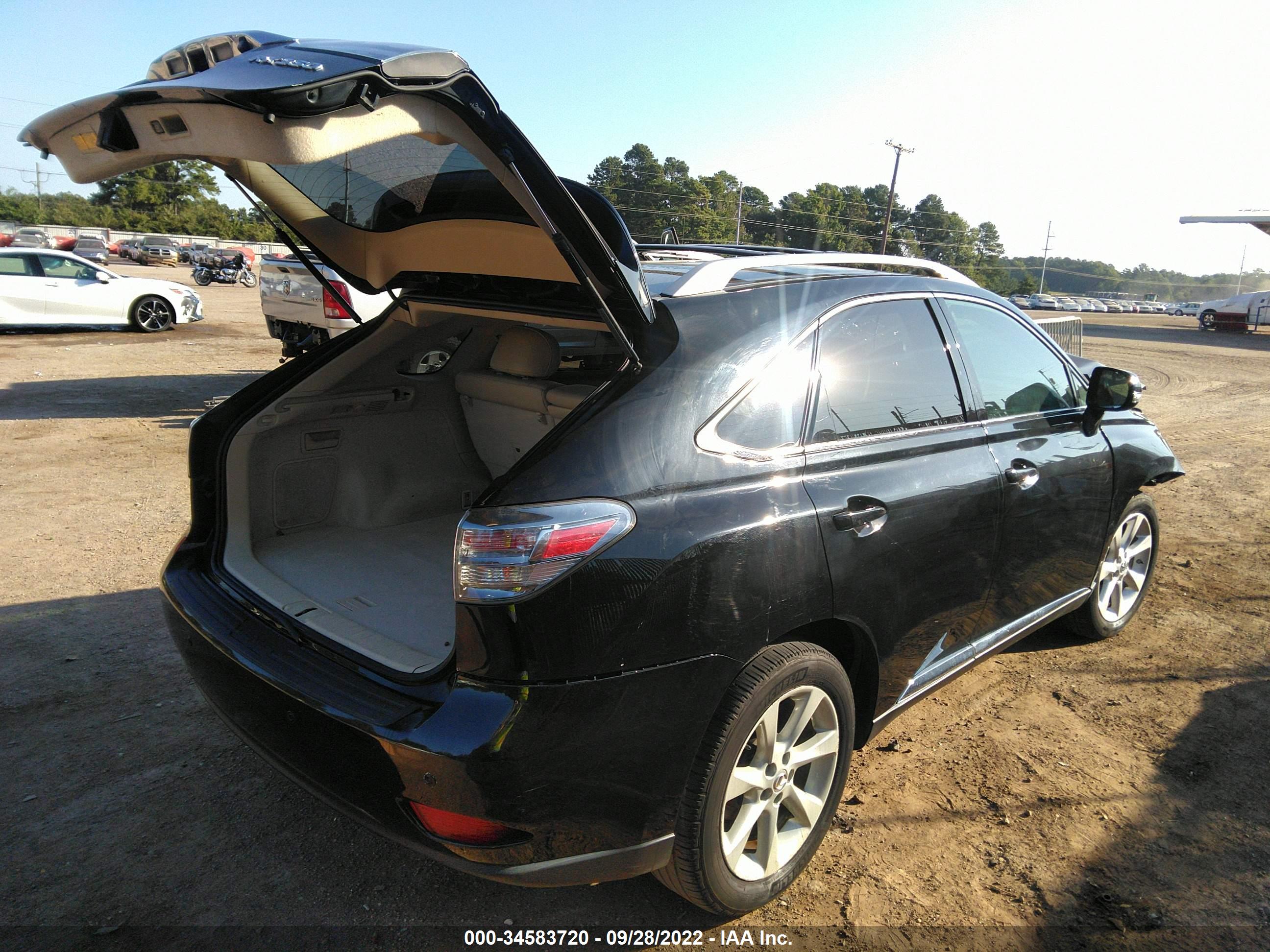 2012 LEXUS RX 350 — VIN 2T2ZK1BA5CC075778 — photo 4