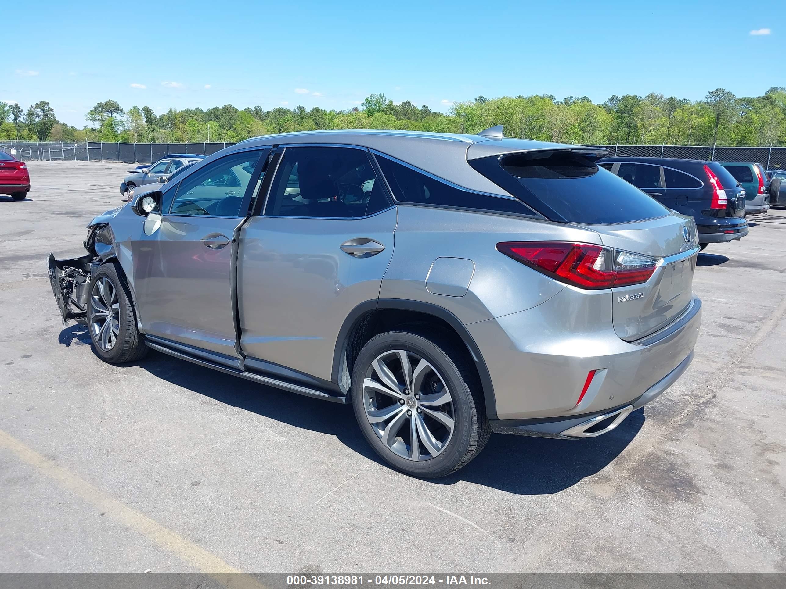 2017 LEXUS RX 350 — VIN 2T2BZMCA18C111874 — photo 3