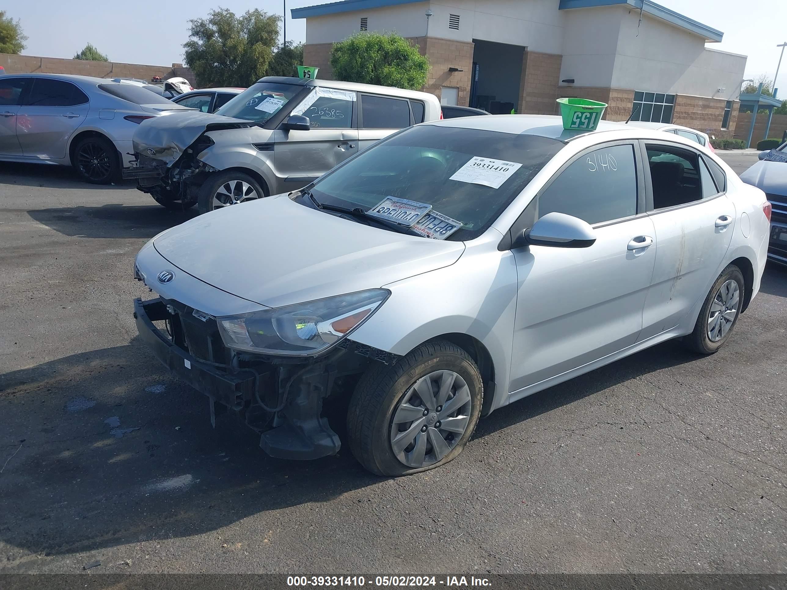 2020 KIA RIO — VIN 3KPA24AD9LE303264 — photo 2