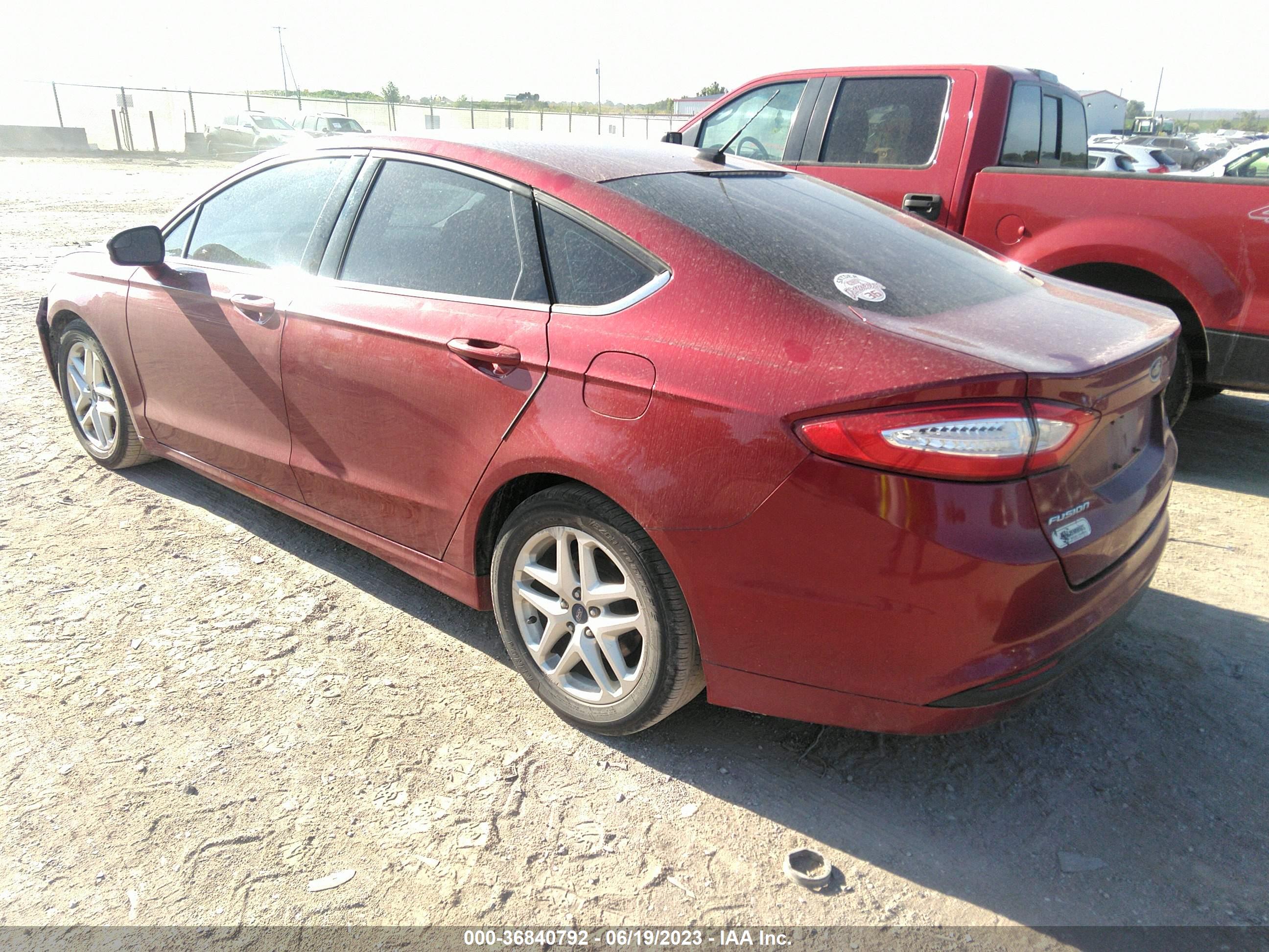 2016 FORD FUSION — VIN 3FA6P0H71GR152540 — photo 3