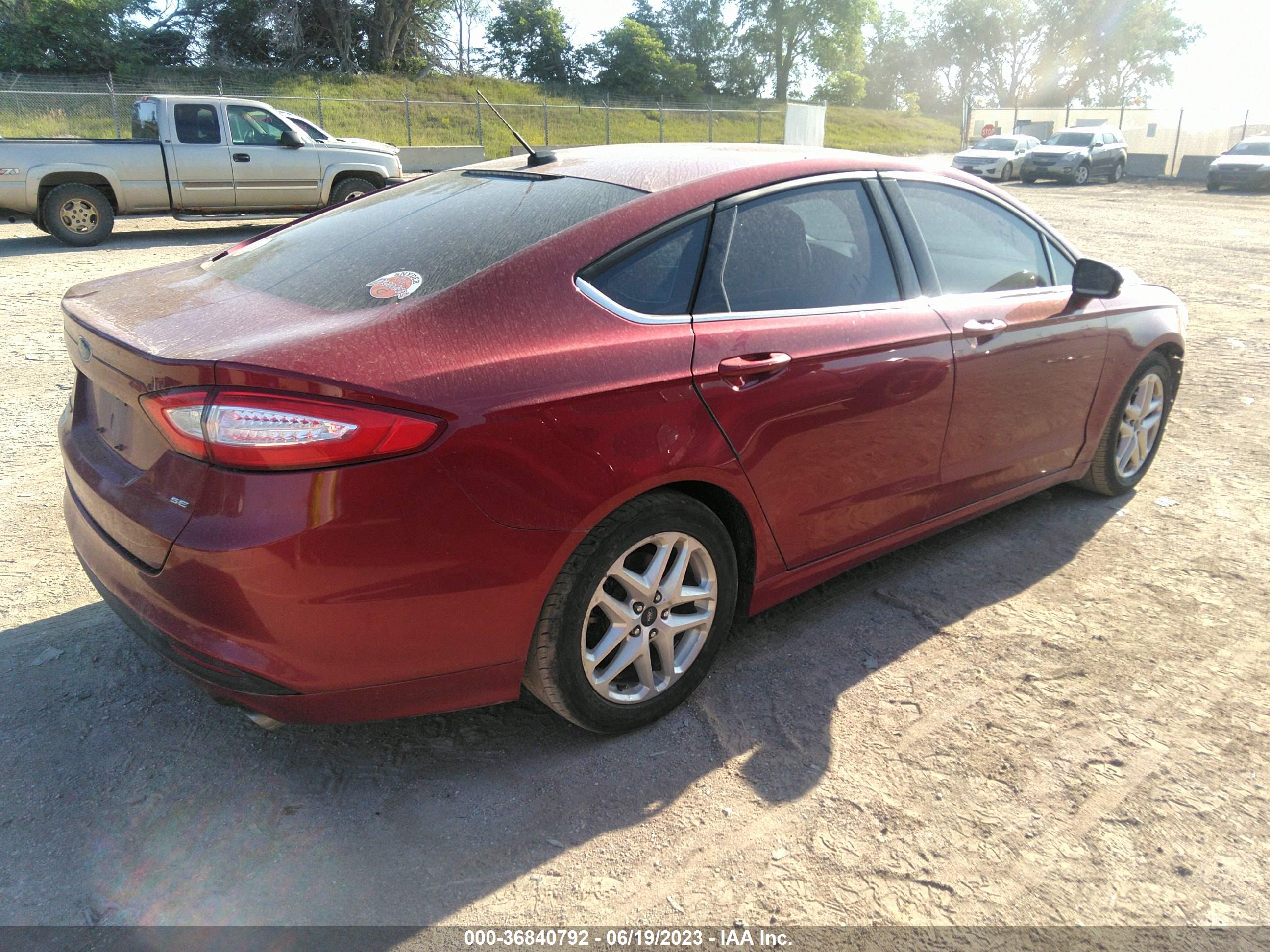 2016 FORD FUSION — VIN 3FA6P0H71GR152540 — photo 4