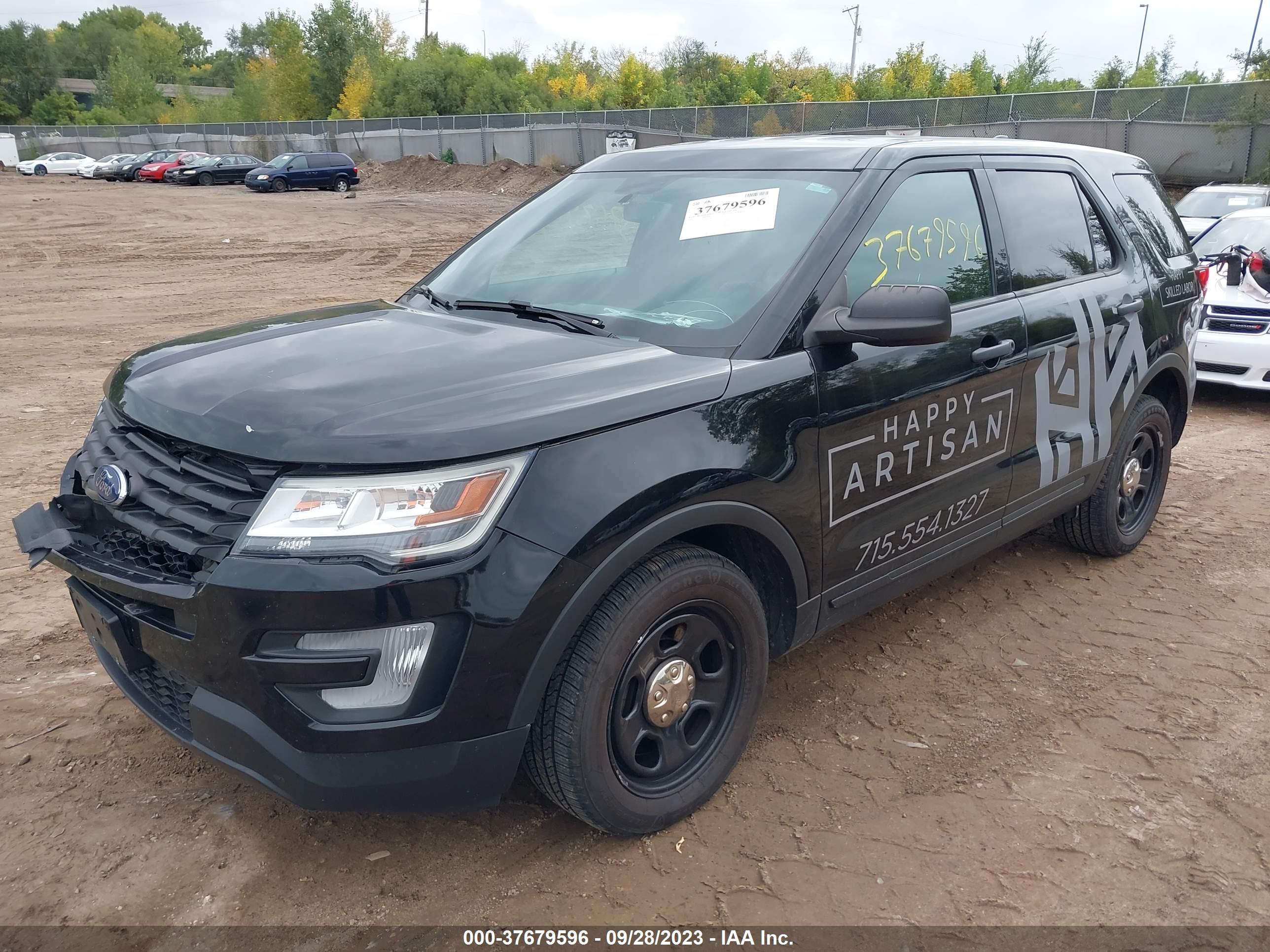 2017 FORD UTILITY POLICE INTERCEPTOR — VIN 1FM5K8AR4HGC56863 — photo 2