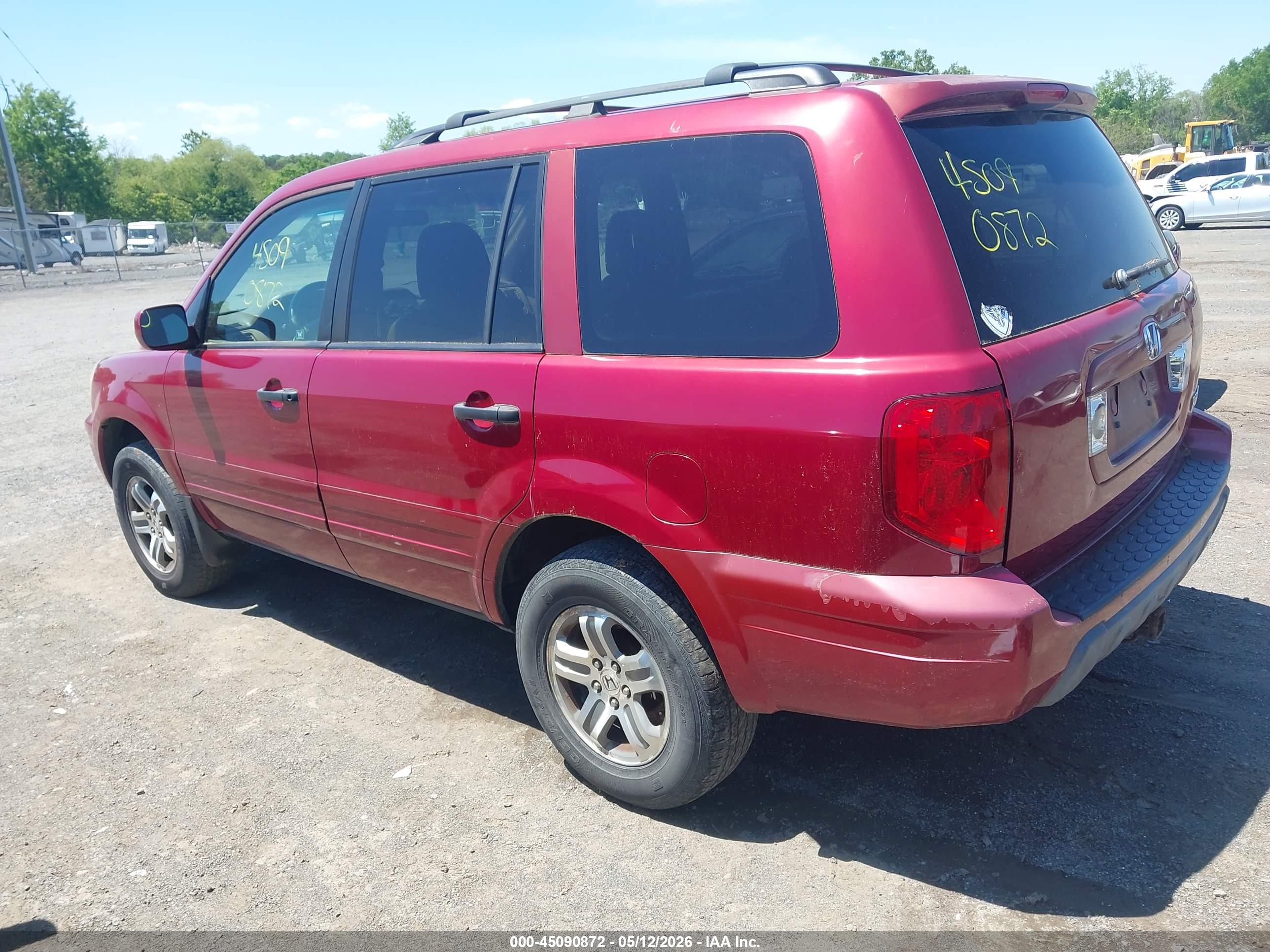 2004 HONDA Pilot — VIN 2HKYF18674H575690 — photo 3