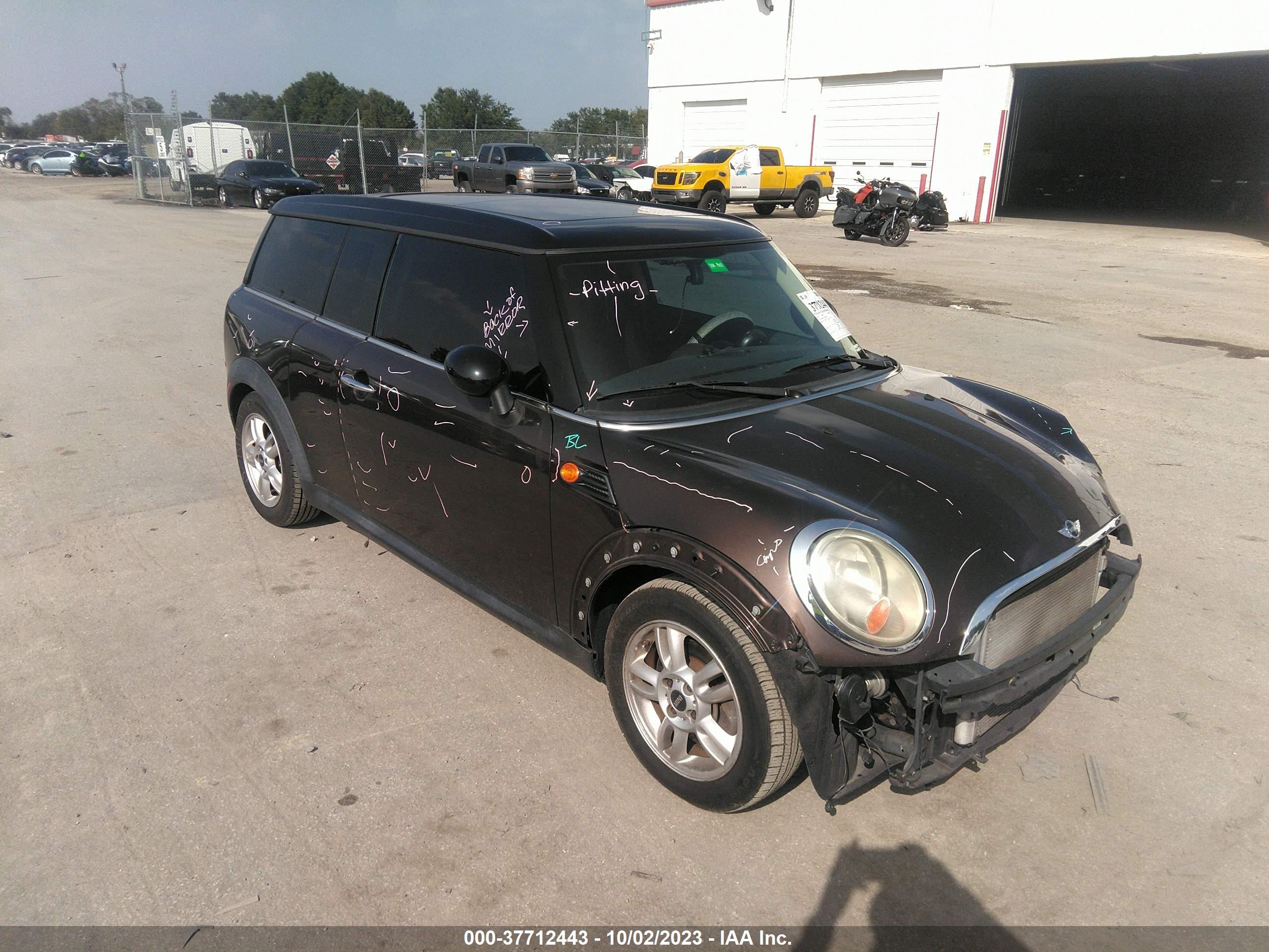 2012 MINI COOPER CLUBMAN — VIN WMWZF3C53CT267969 — photo 1 of 12