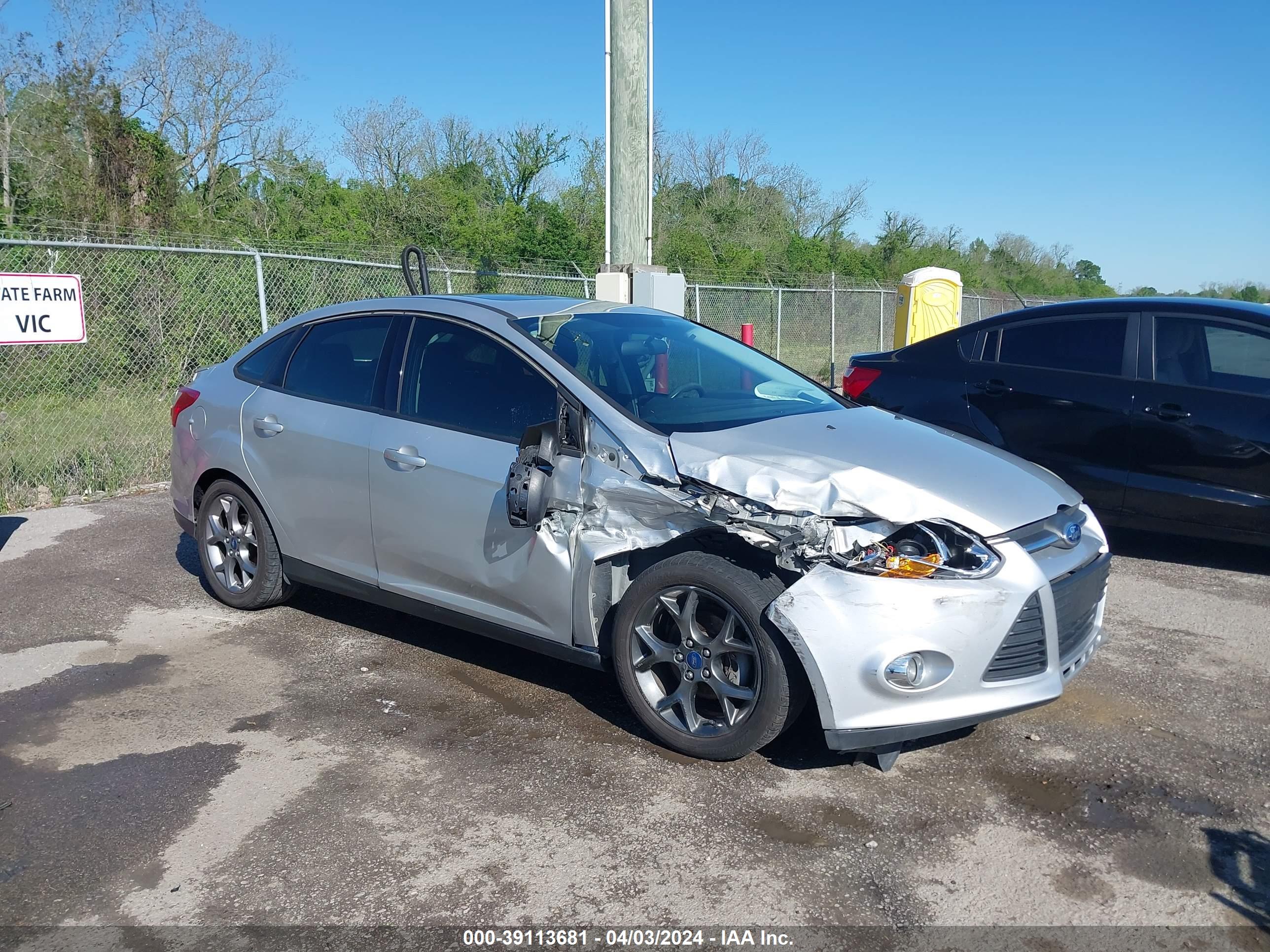 2013 FORD FOCUS — VIN 1FADP3F21DL354384 — photo 1 of 16