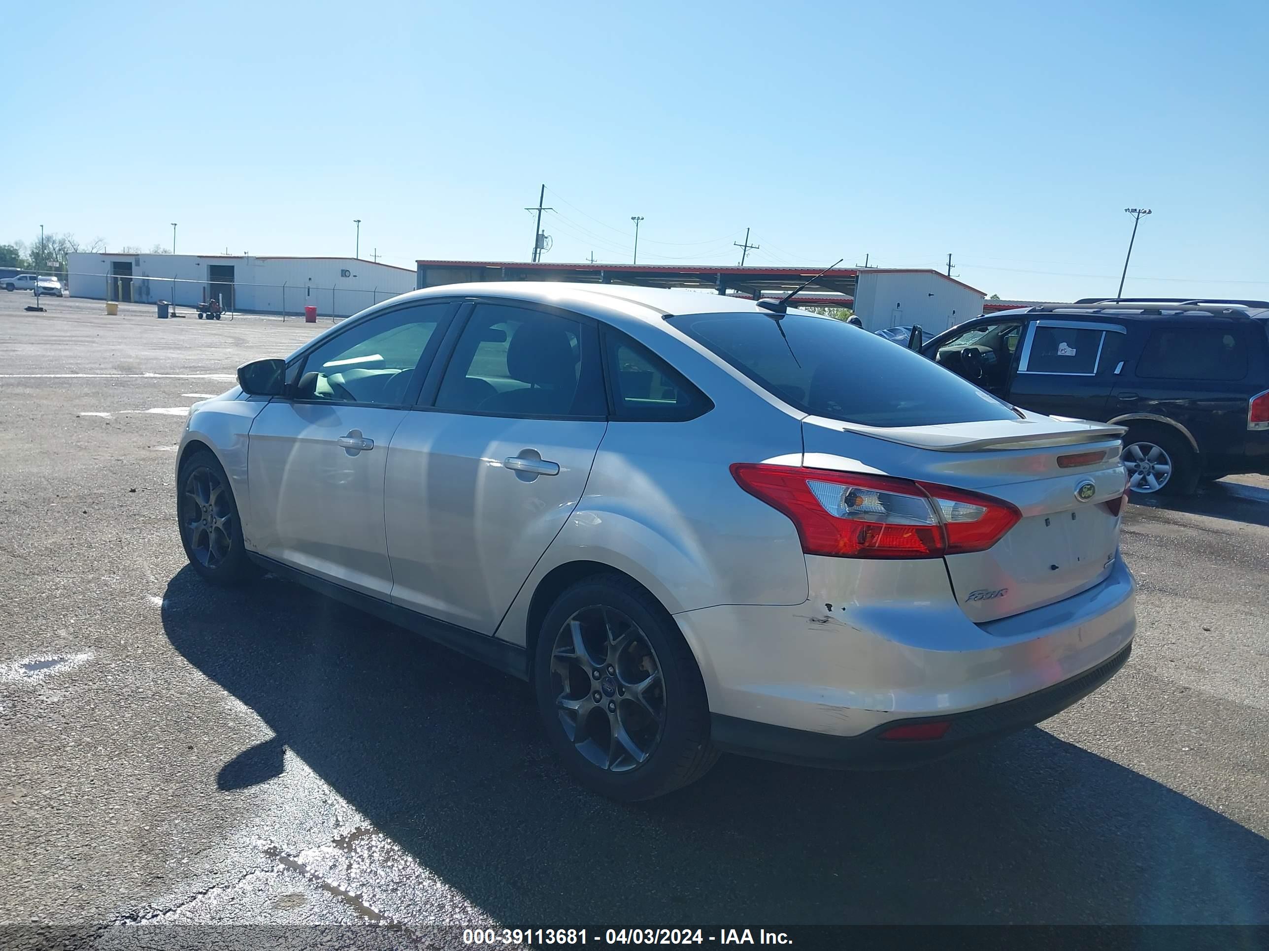 2013 FORD FOCUS — VIN 1FADP3F21DL354384 — photo 3