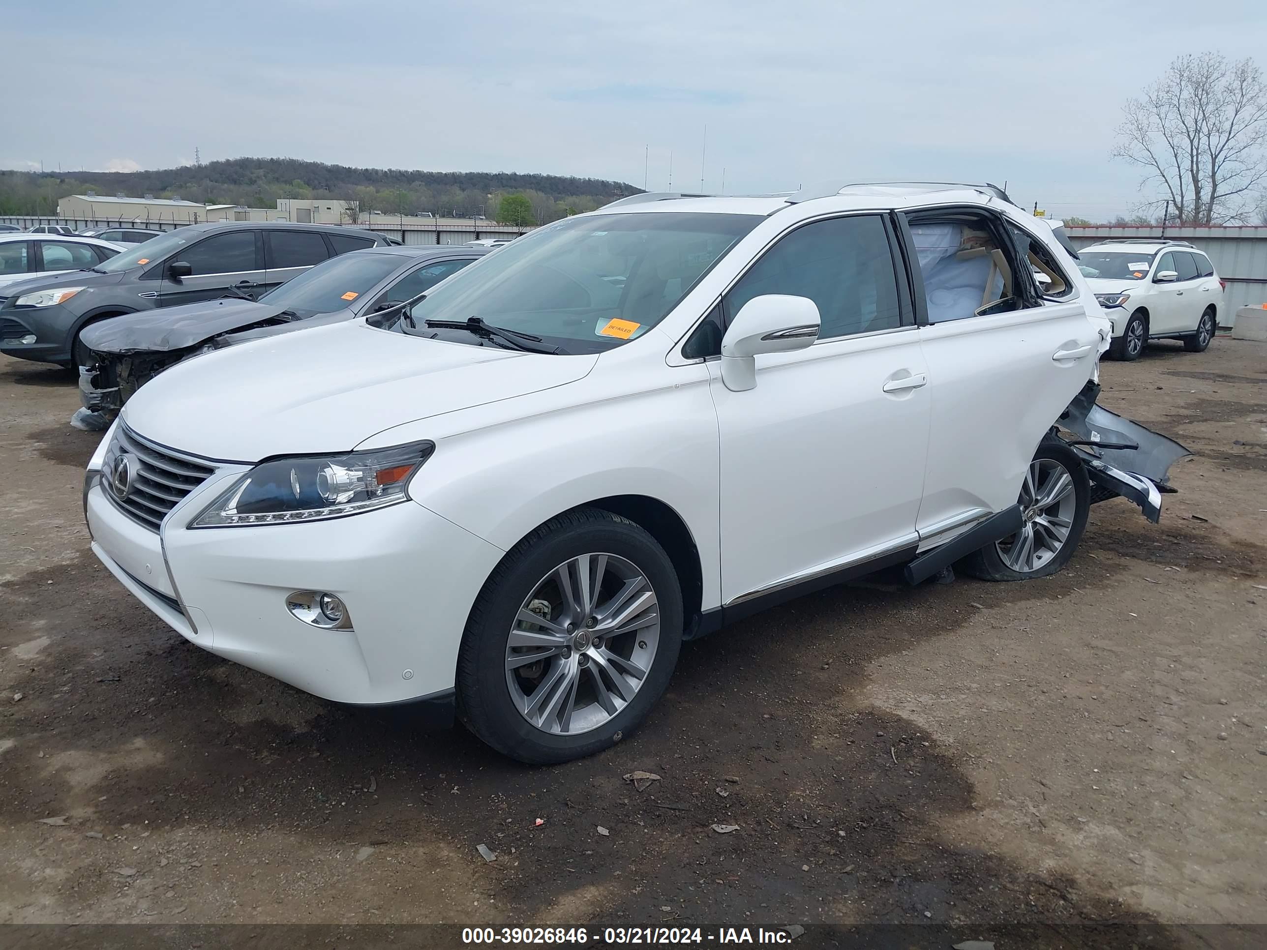 2015 LEXUS RX 350 — VIN 2T2BK1BA9FC271938 — photo 2