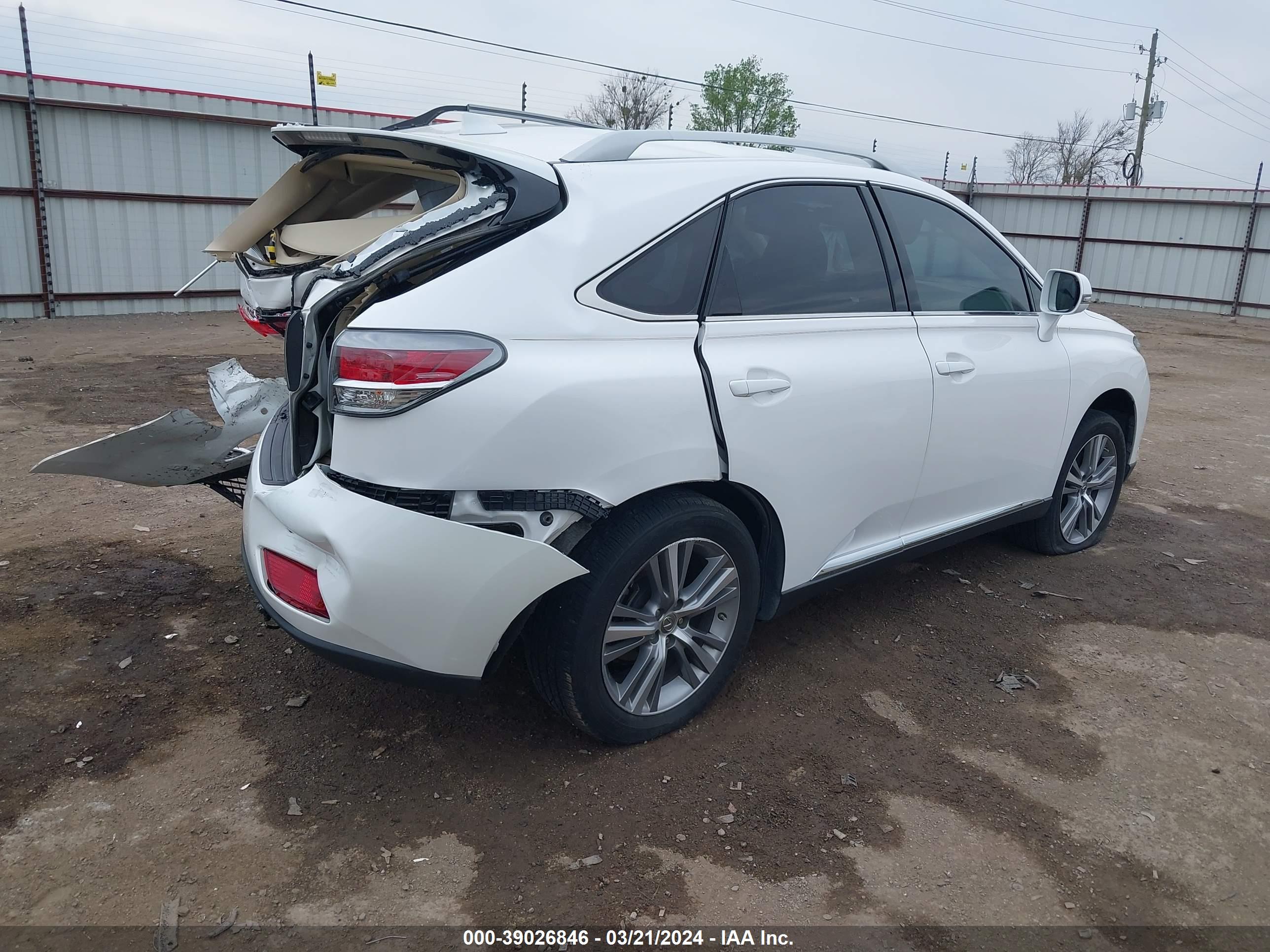 2015 LEXUS RX 350 — VIN 2T2BK1BA9FC271938 — photo 4