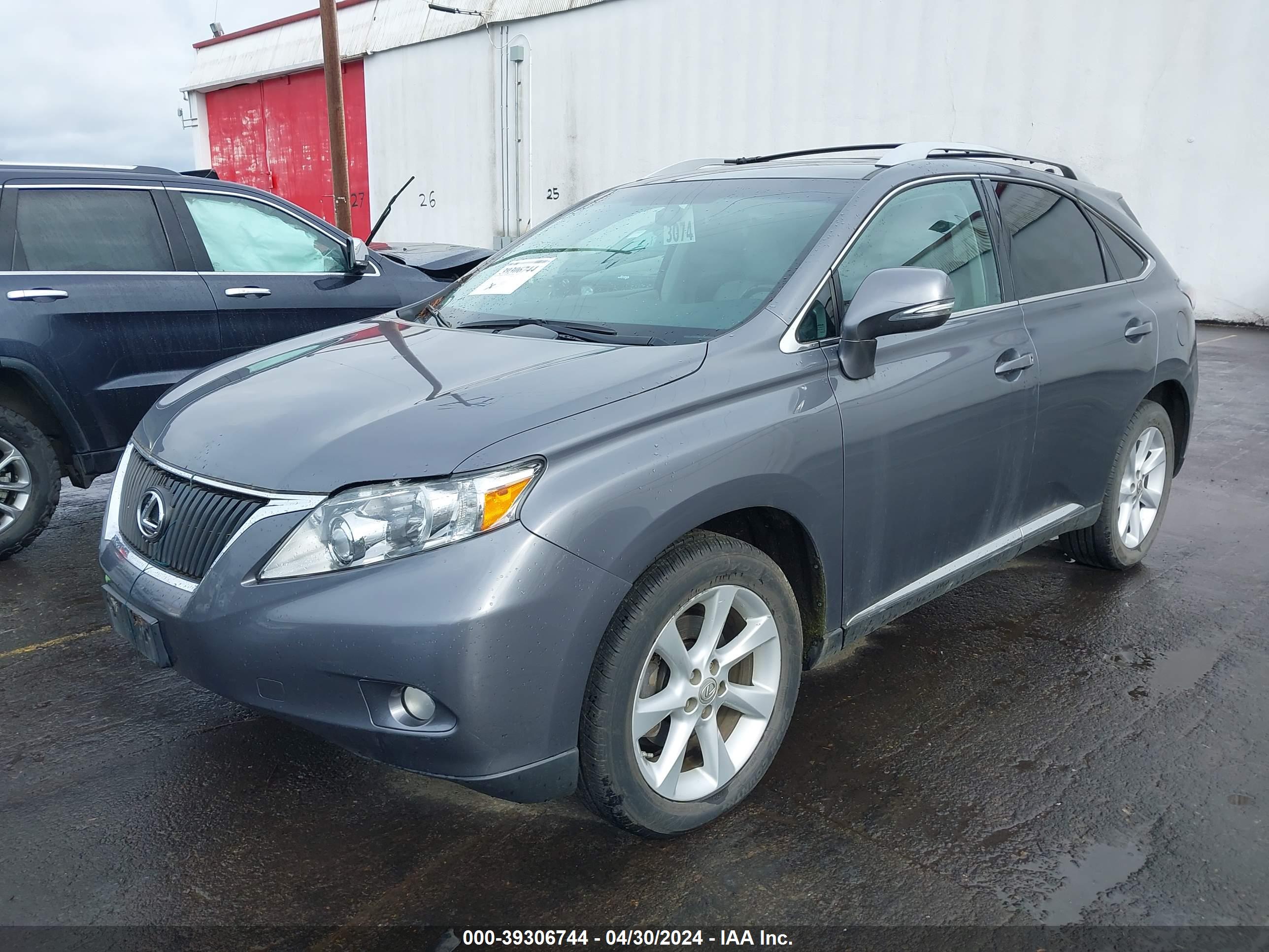 2012 LEXUS RX 350 — VIN 2T2BK1BA3CC150950 — photo 2