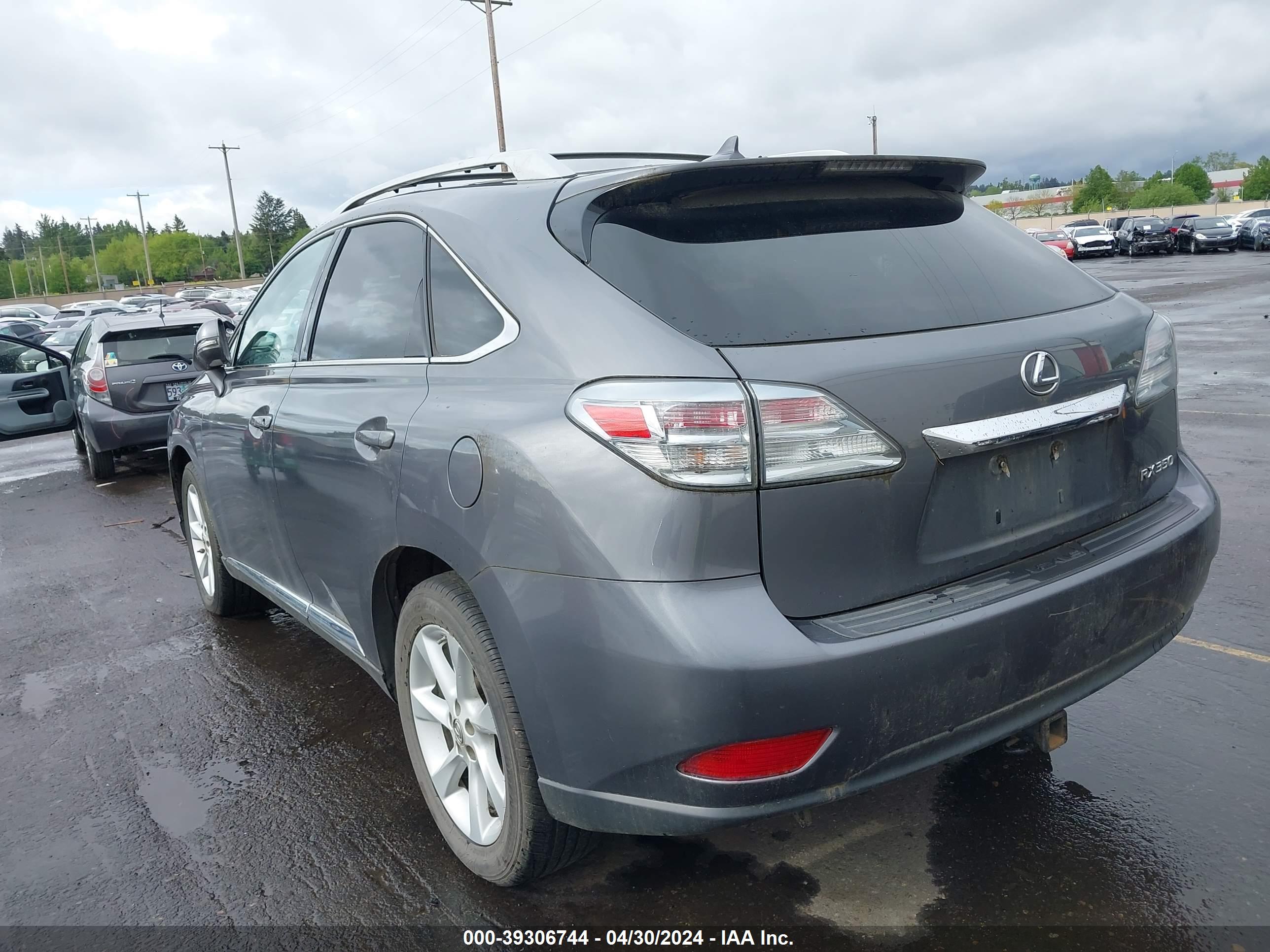 2012 LEXUS RX 350 — VIN 2T2BK1BA3CC150950 — photo 3