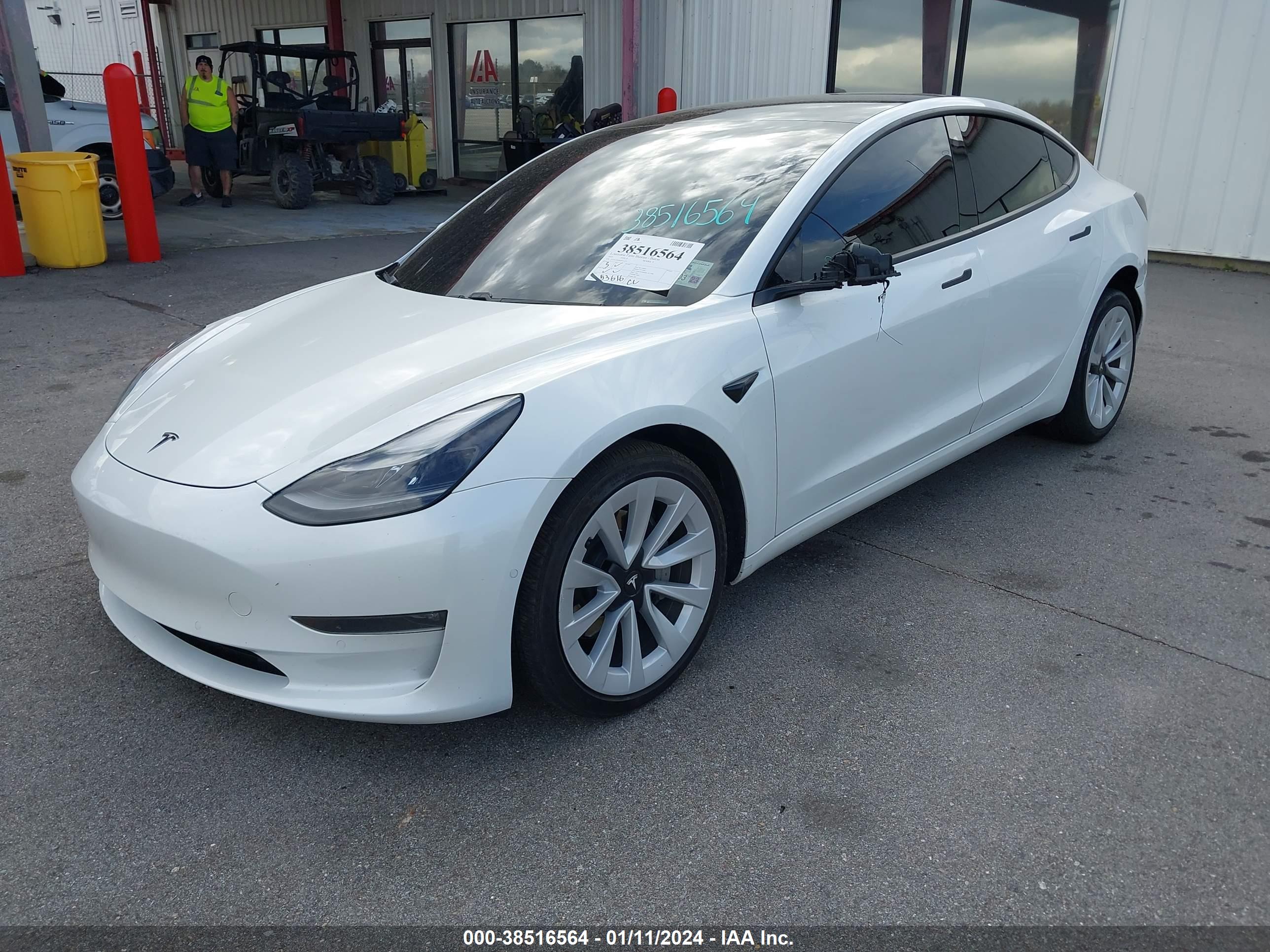 2021 TESLA MODEL 3 — VIN 5YJ3E1EB4MF924253 — photo 2