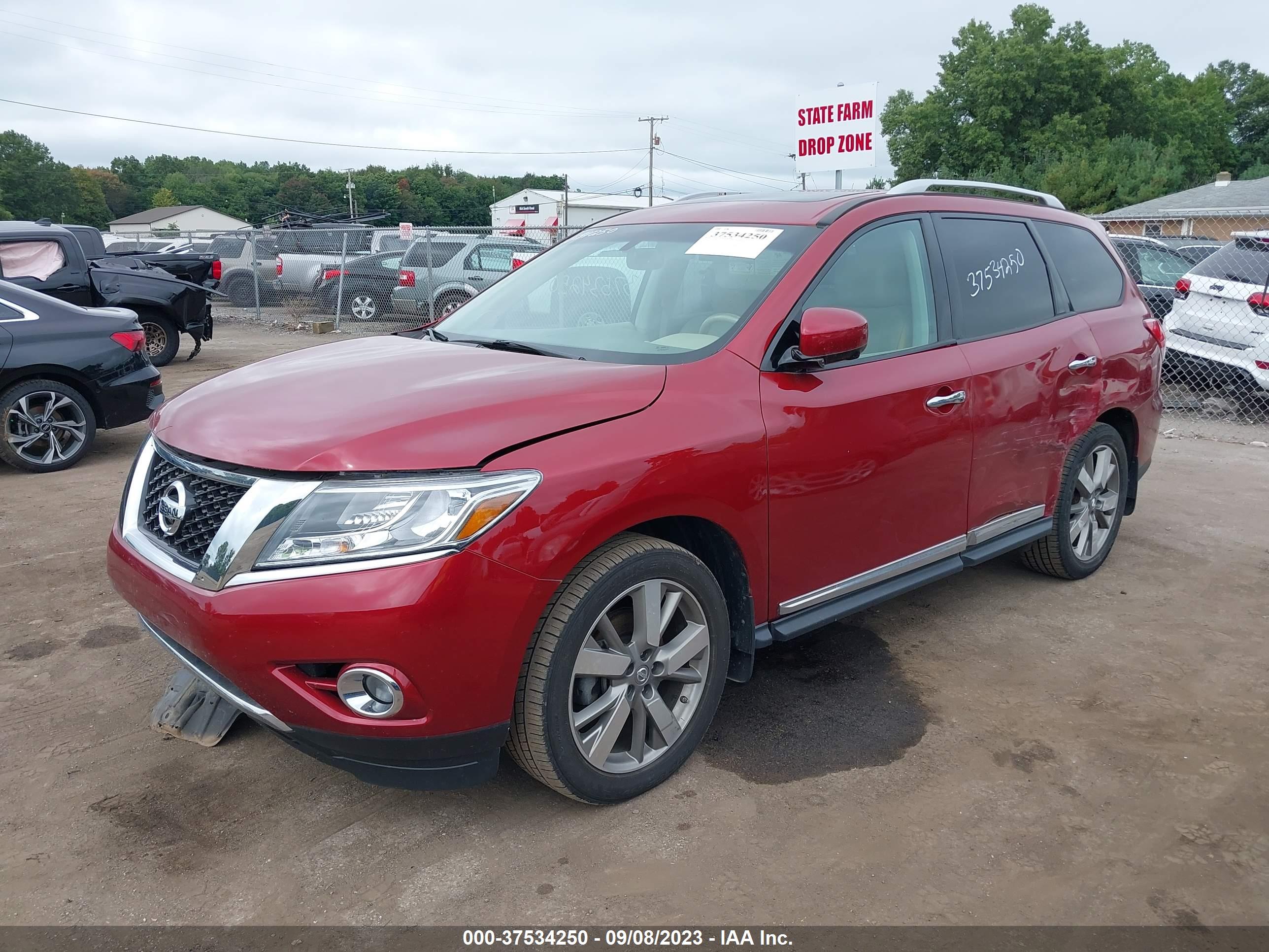 2014 NISSAN PATHFINDER — VIN 5N1AR2MN2EC627702 — photo 2