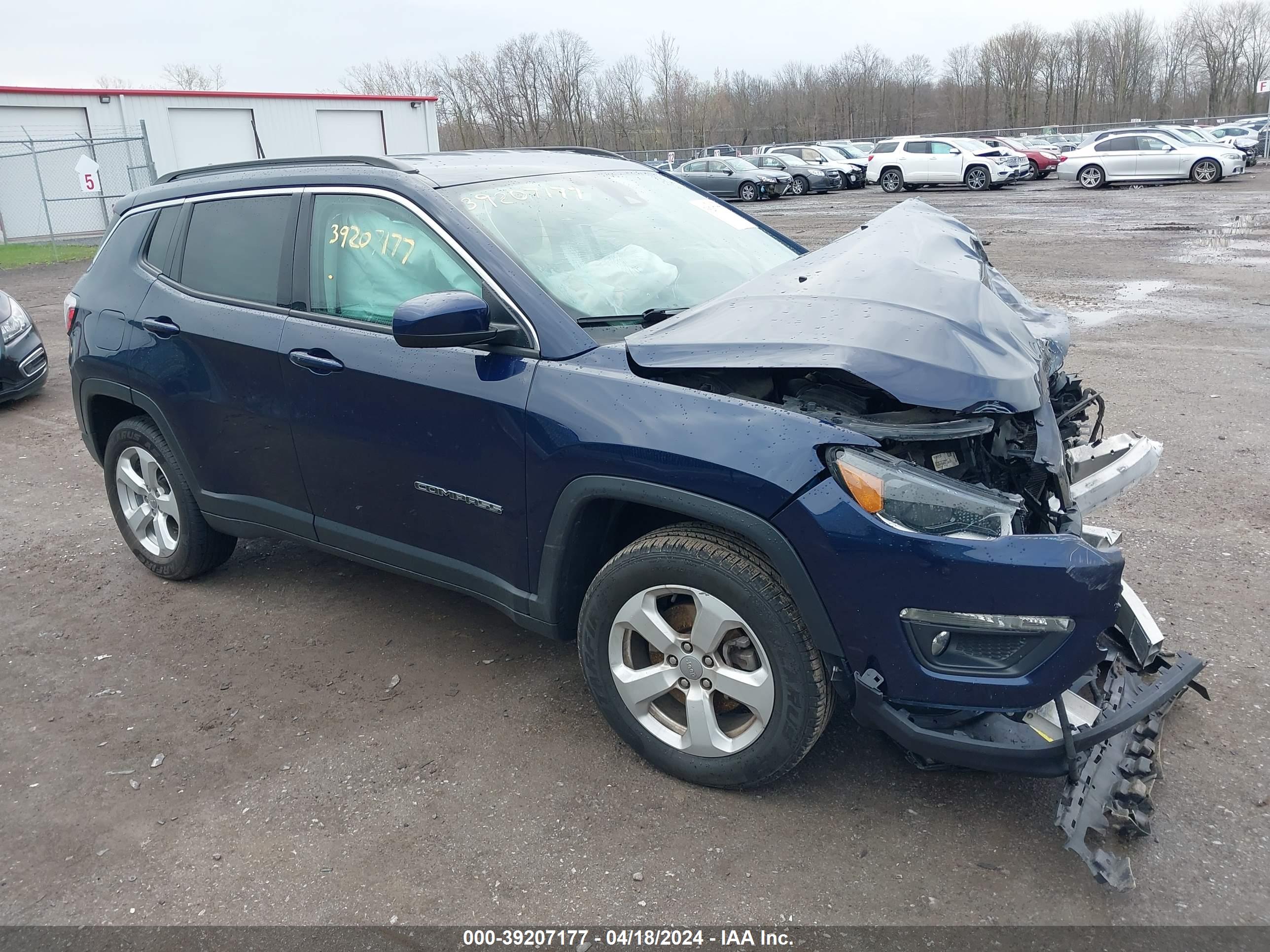 2018 JEEP COMPASS — VIN 3C4NJDBB0JT393799 — photo 1 of 15