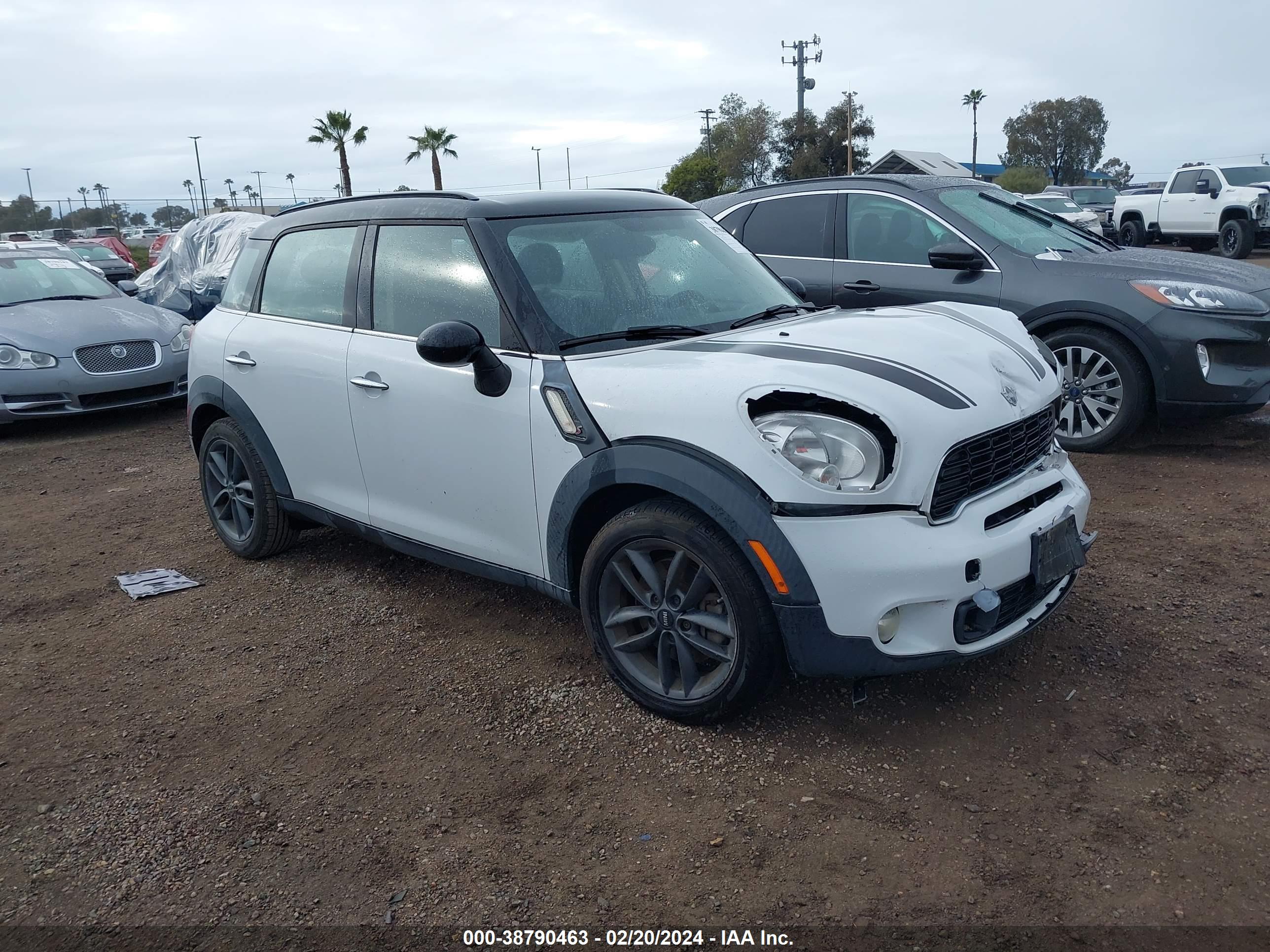 2012 MINI COOPER S COUNTRYMAN — VIN WMWZC3C58CWL87533 — photo 1 of 12