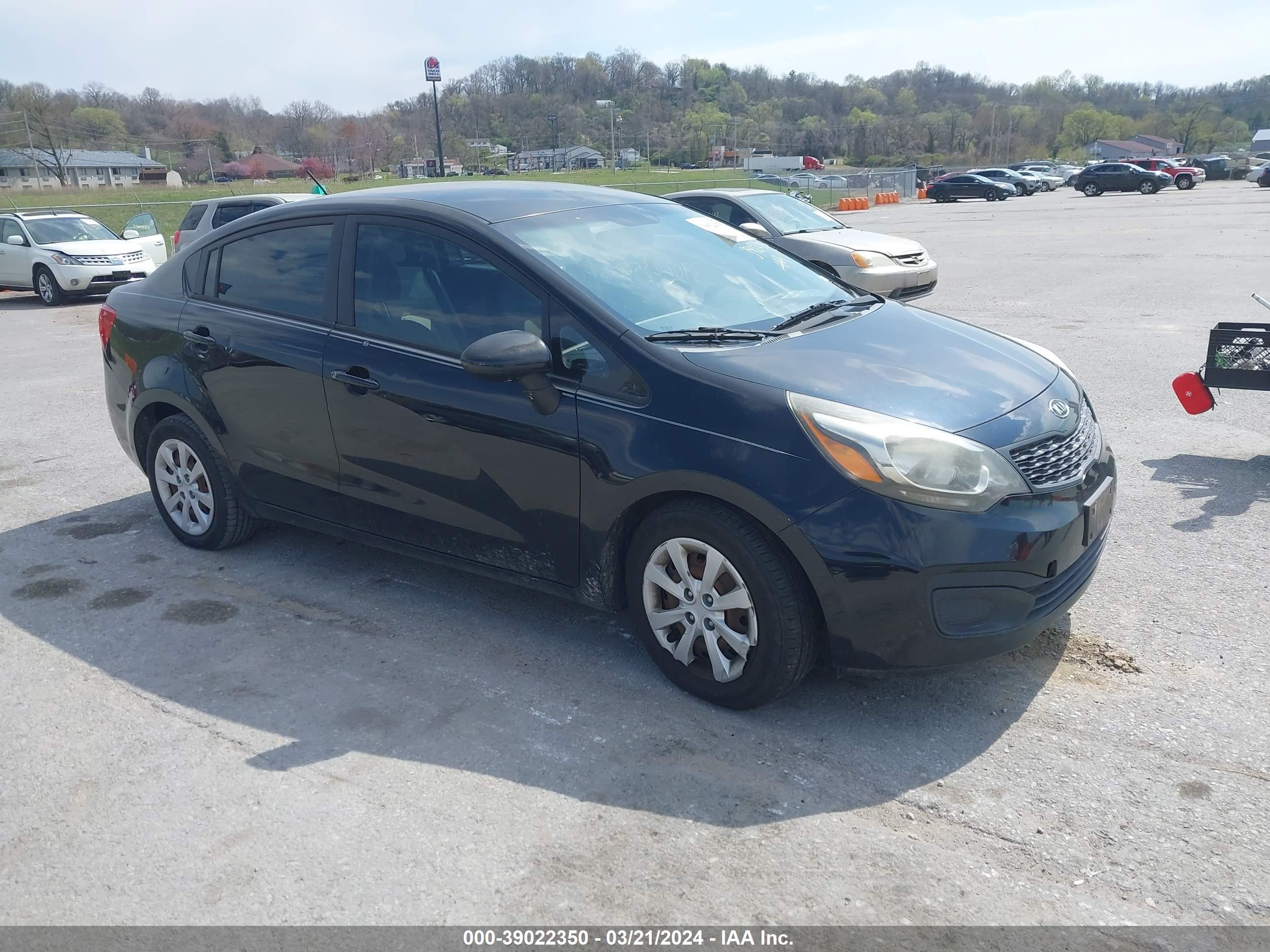 2012 KIA RIO — VIN KNADM4A30C6047551 — photo 1 of 12