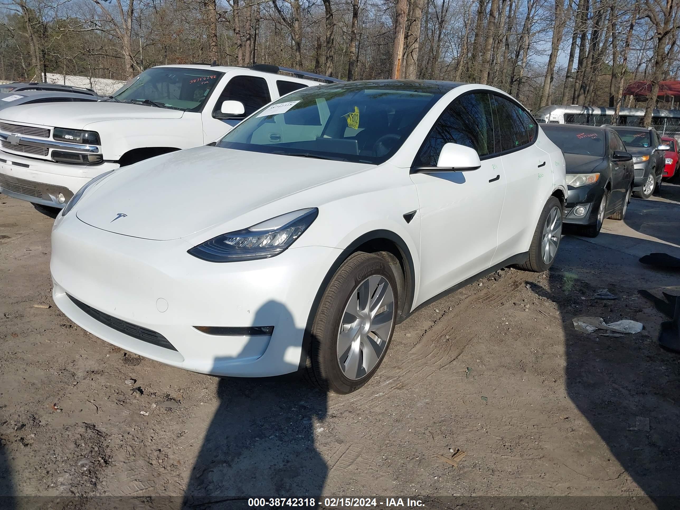 2021 TESLA MODEL Y — VIN 5YJYGDEEXMF176765 — photo 2