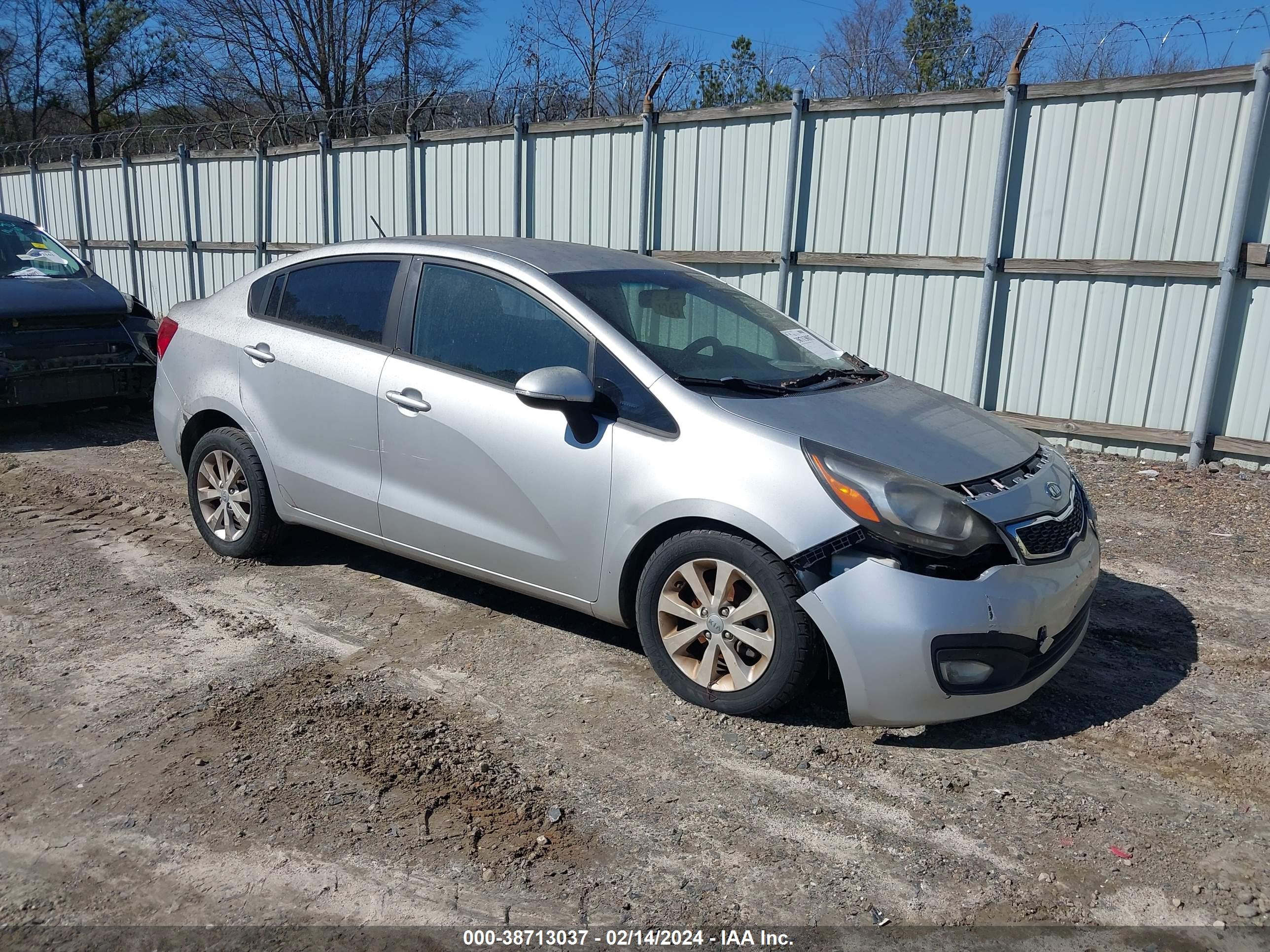 2012 KIA RIO — VIN KNADN4A32C6045037 — photo 1 of 11