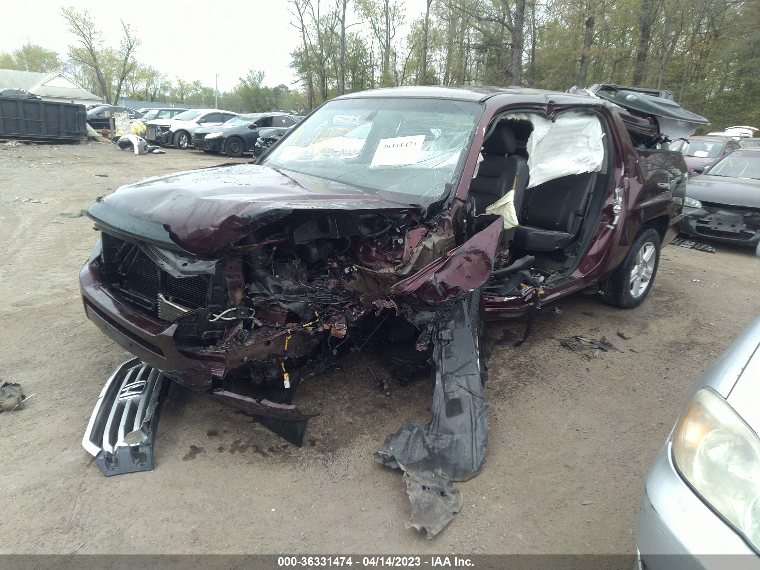 2012 HONDA RIDGELINE — VIN 5FPYK1F55CB451833 — photo 2