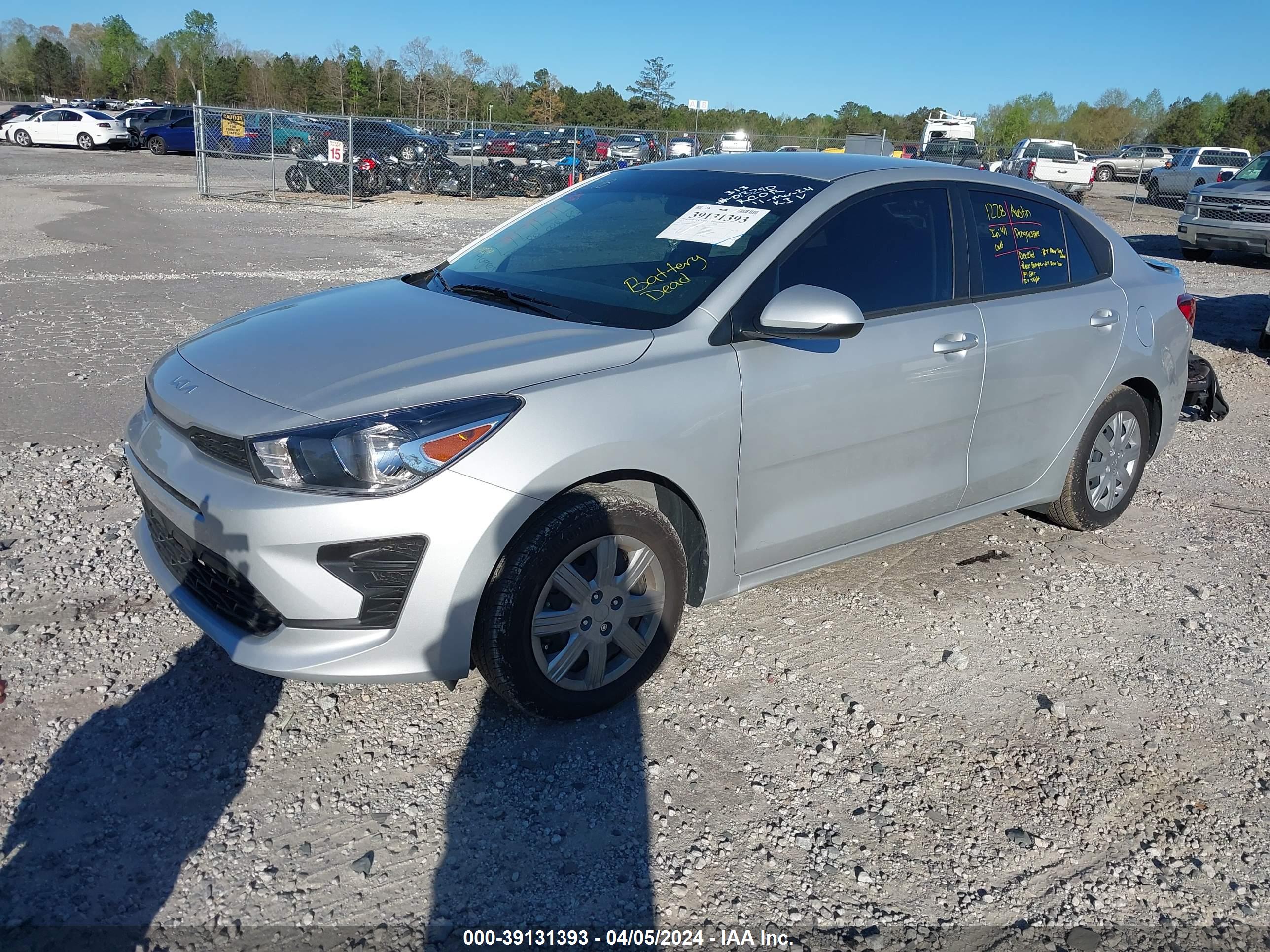 2023 KIA RIO — VIN 3KPA24AD5PE604152 — photo 2