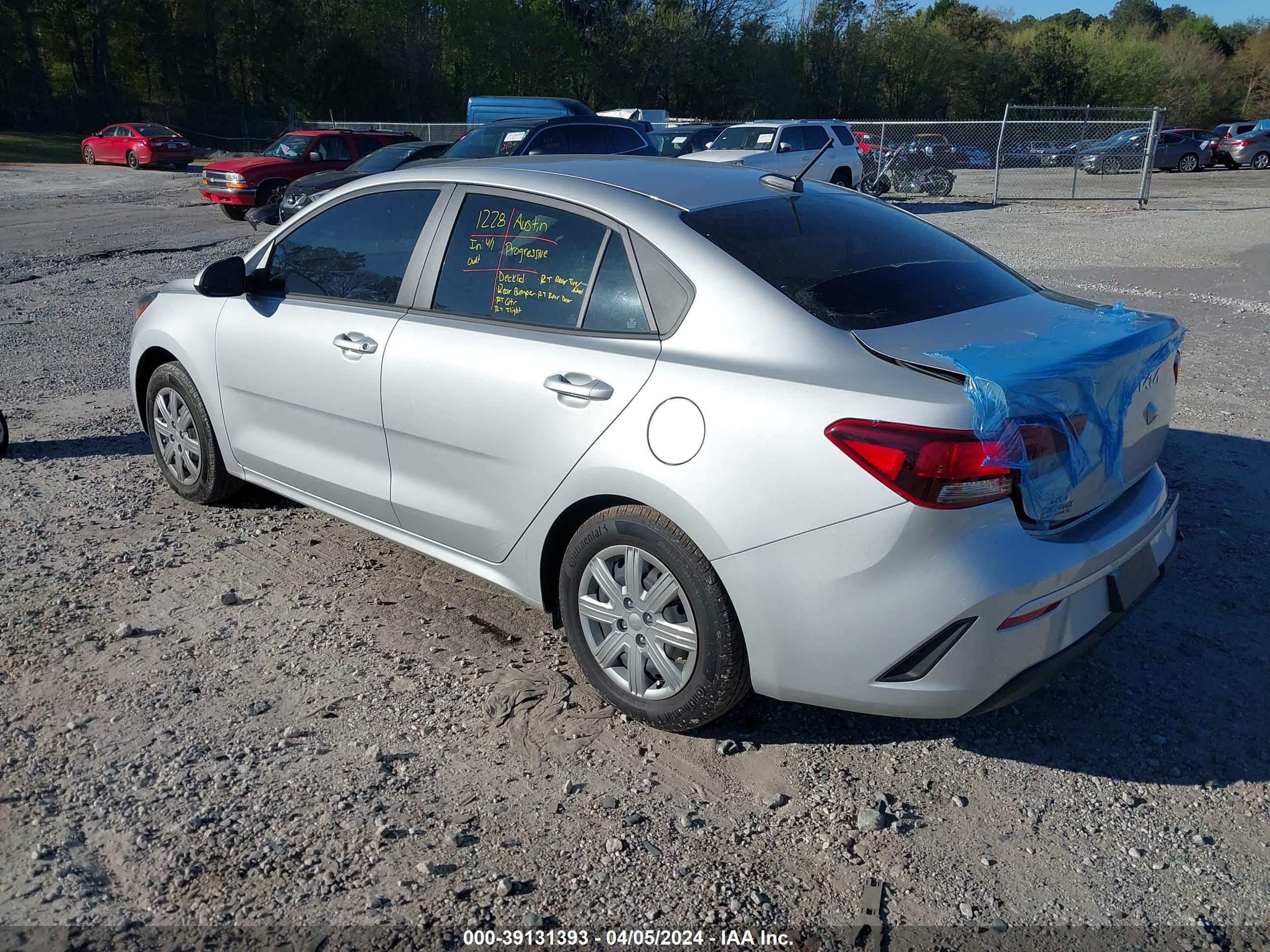 2023 KIA RIO — VIN 3KPA24AD5PE604152 — photo 3