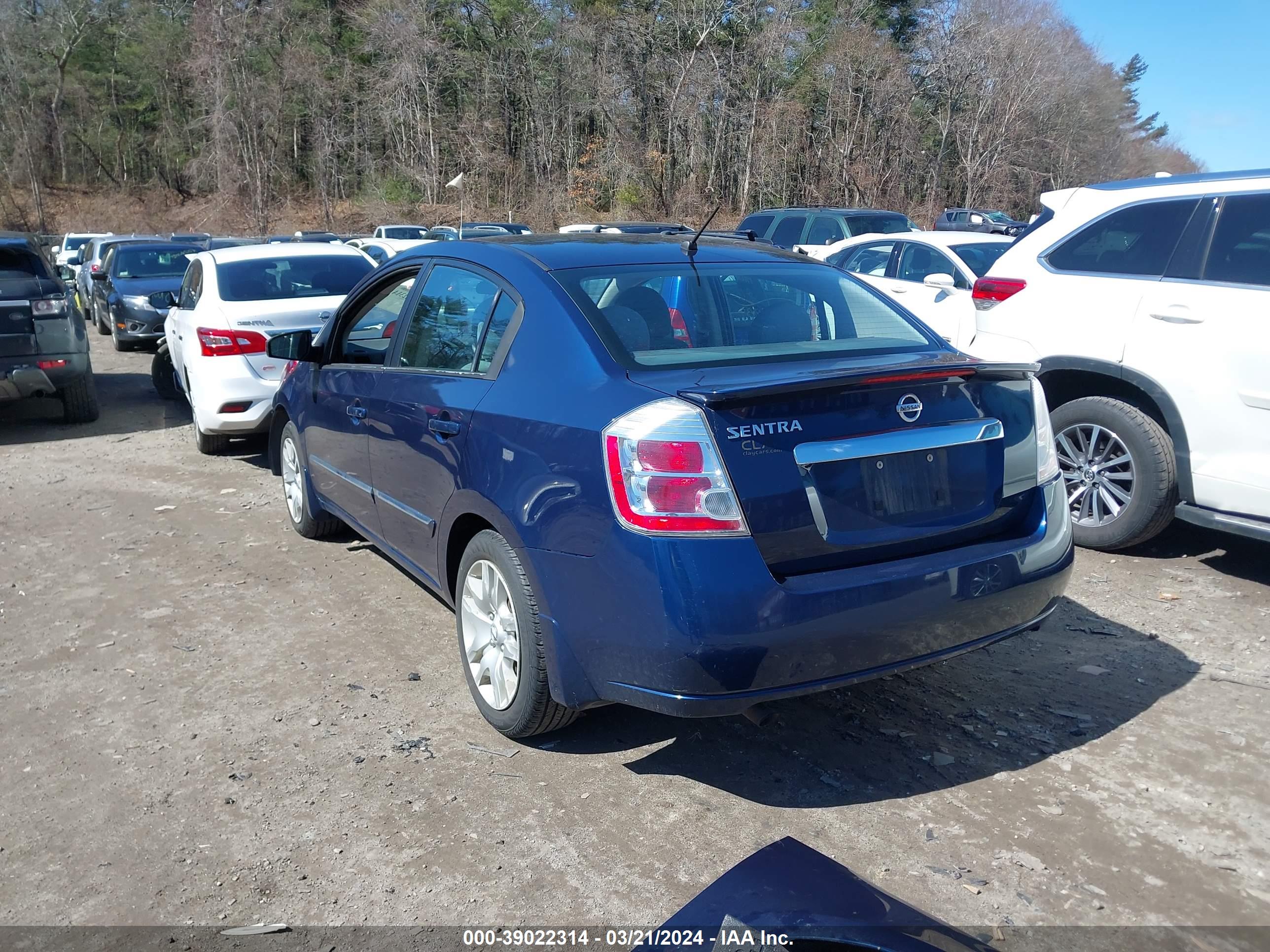 2012 NISSAN SENTRA — VIN 3N1AB6AP4CL766675 — photo 3