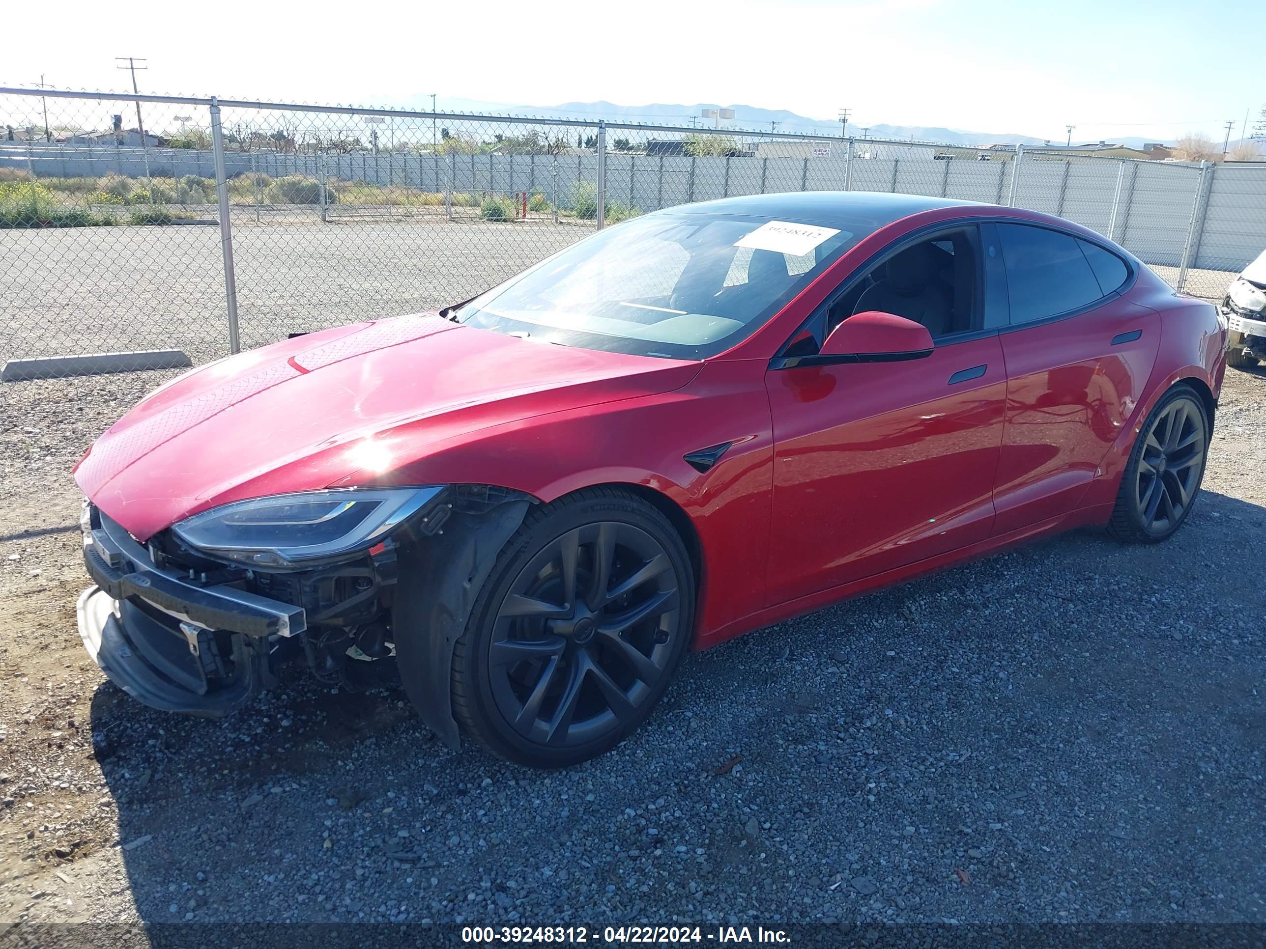 2021 TESLA MODEL S — VIN 5YJSA1E54MF435188 — photo 2