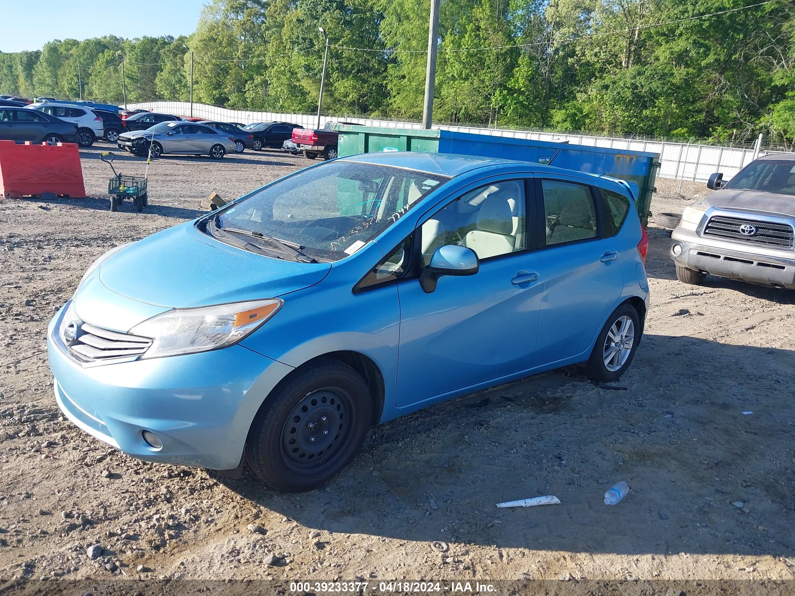 2014 NISSAN VERSA NOTE — VIN 3N1CE2CP6EL373382 — photo 2