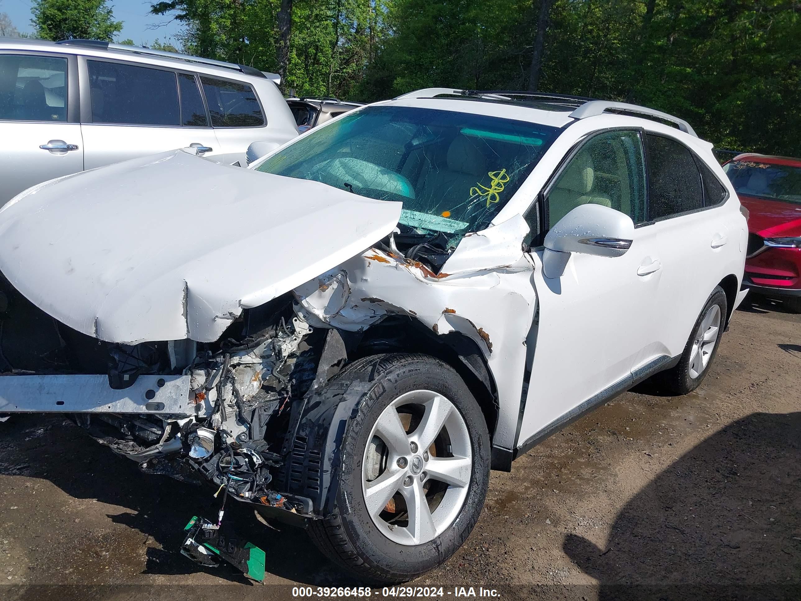 2013 LEXUS RX 350 — VIN 2T2BK1BA1DC185293 — photo 2
