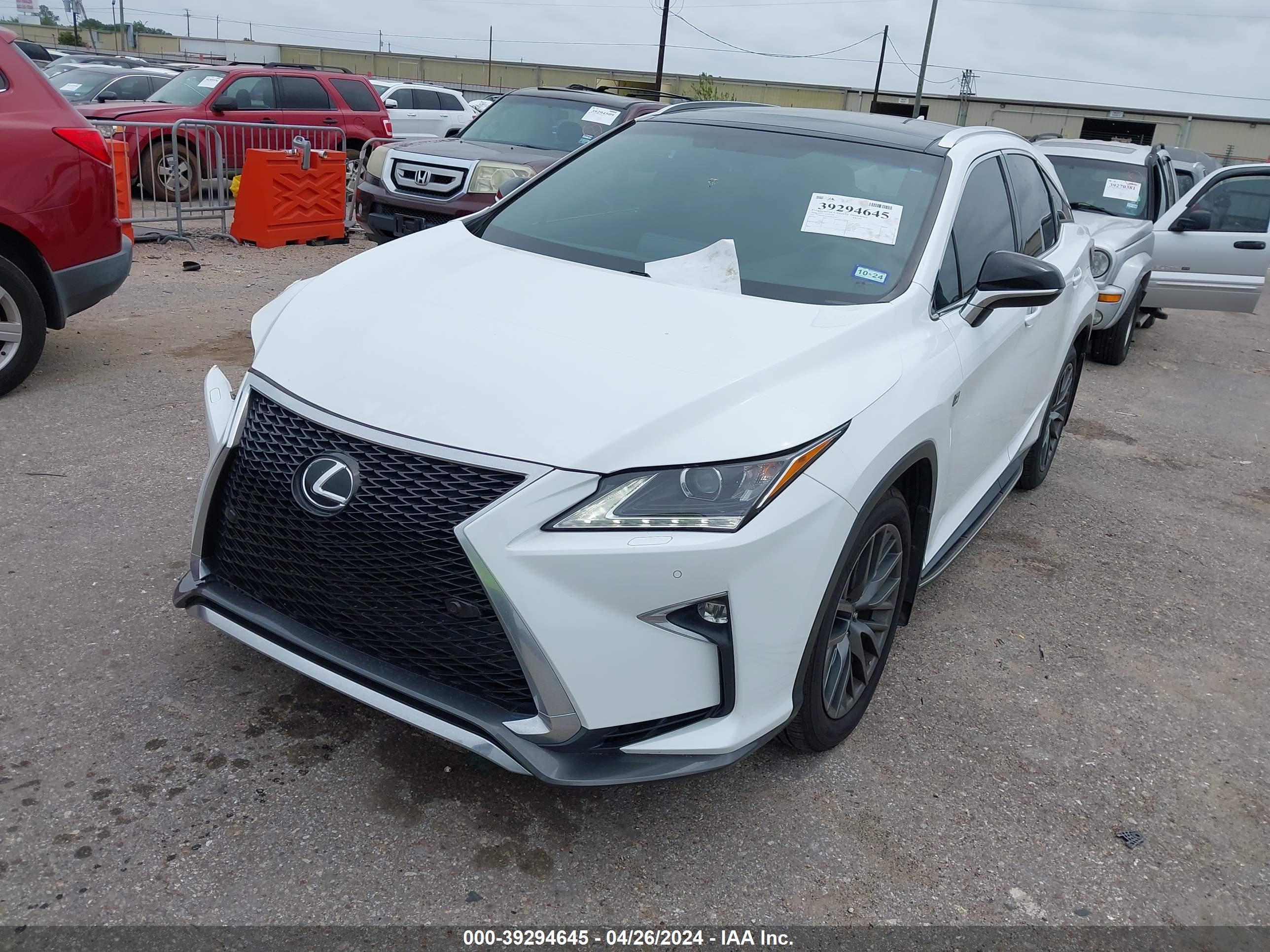 2016 LEXUS RX 350 — VIN 2T2BZMCAXGC013439 — photo 2