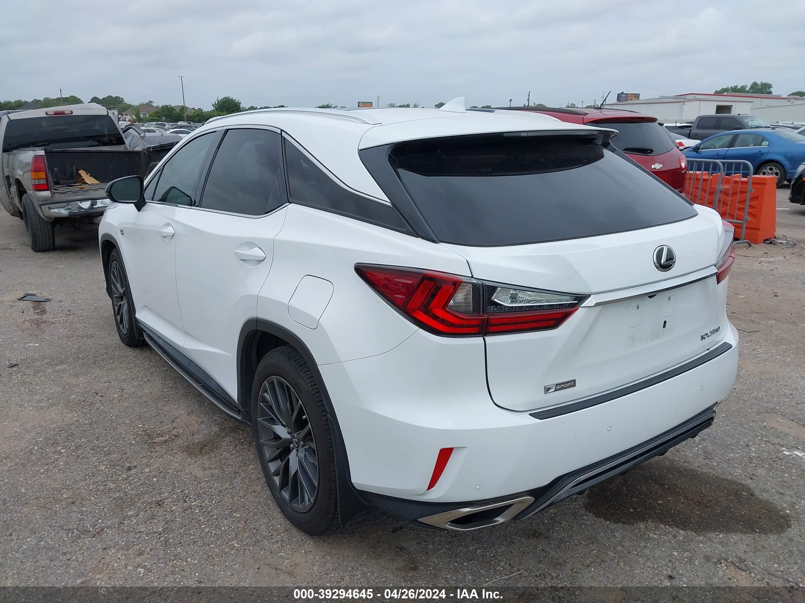 2016 LEXUS RX 350 — VIN 2T2BZMCAXGC013439 — photo 3