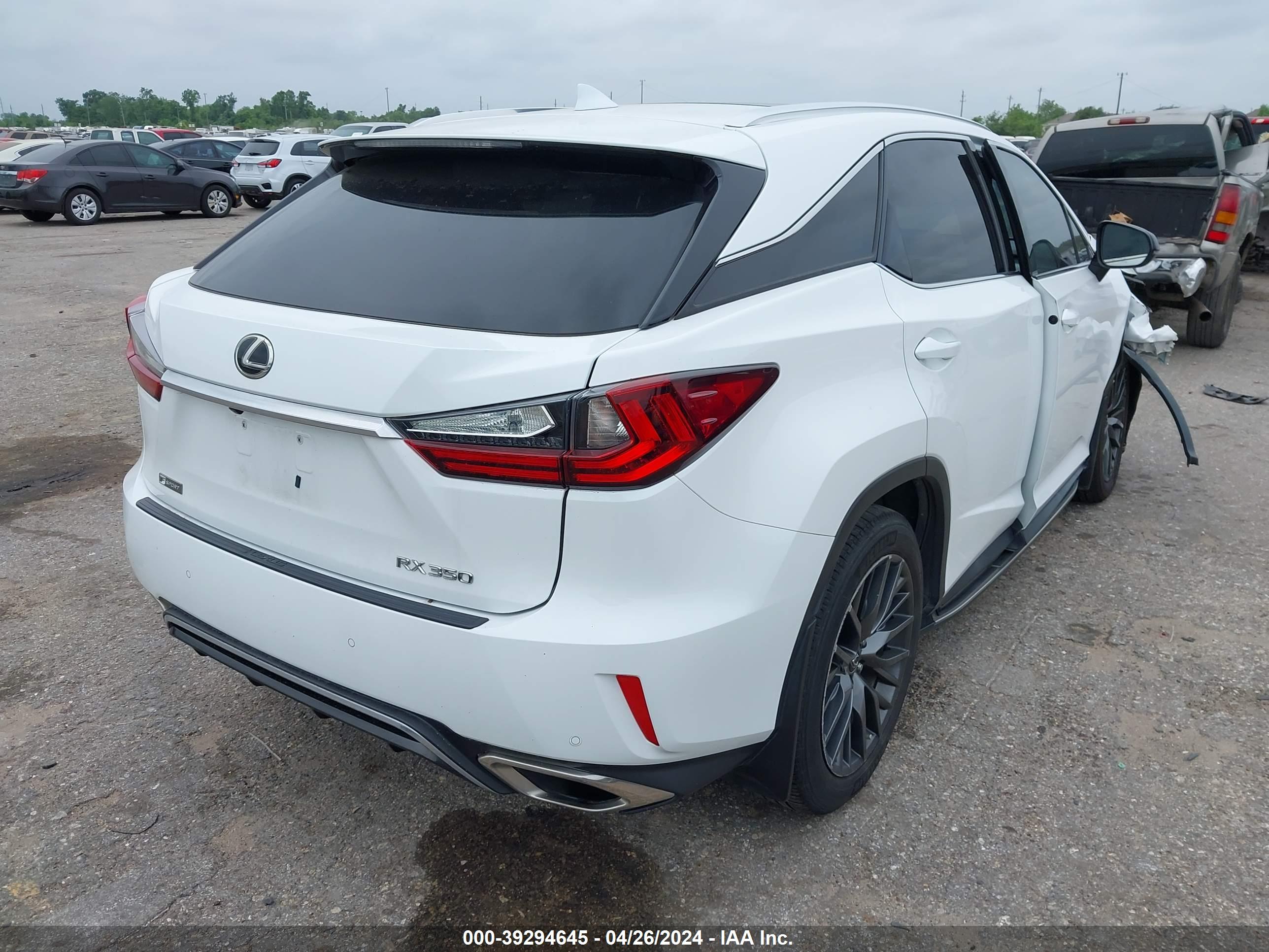 2016 LEXUS RX 350 — VIN 2T2BZMCAXGC013439 — photo 4