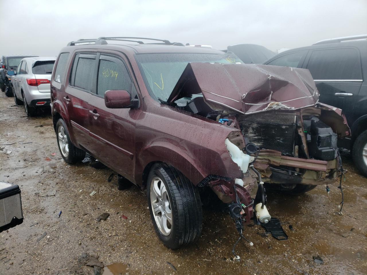 2013 HONDA PILOT EXL — VIN 5FNYF4H54DB059357 — photo 4