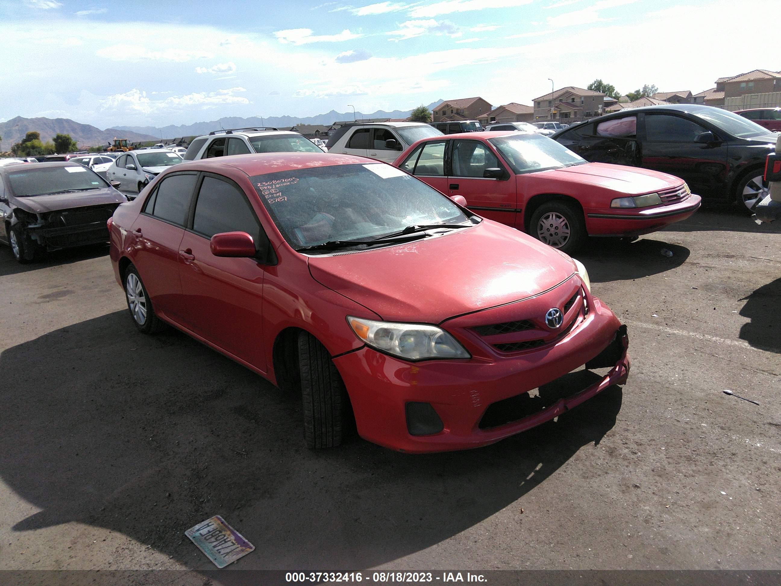 2012 TOYOTA COROLLA — VIN 5YFBU4EE3CP048787 — photo 1 of 10