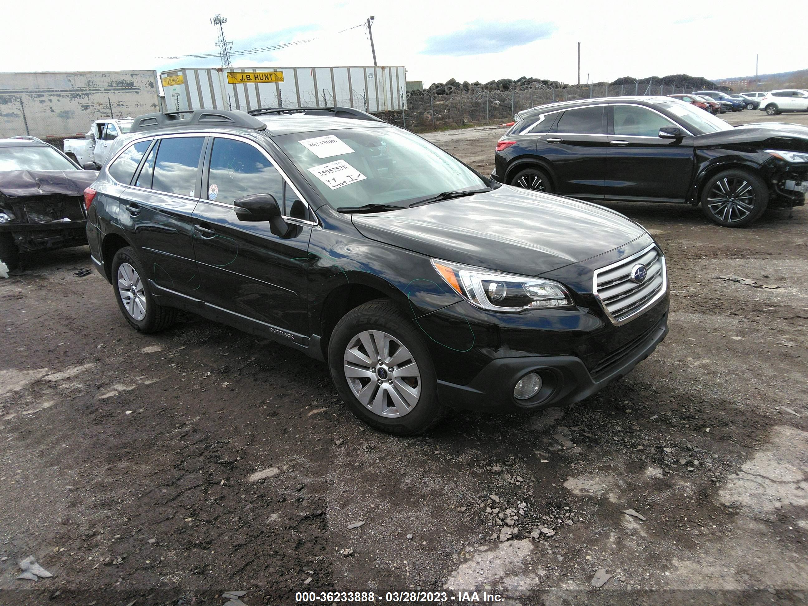 2016 SUBARU OUTBACK — VIN 4S4BSAFC9G3227959 — photo 1 of 11