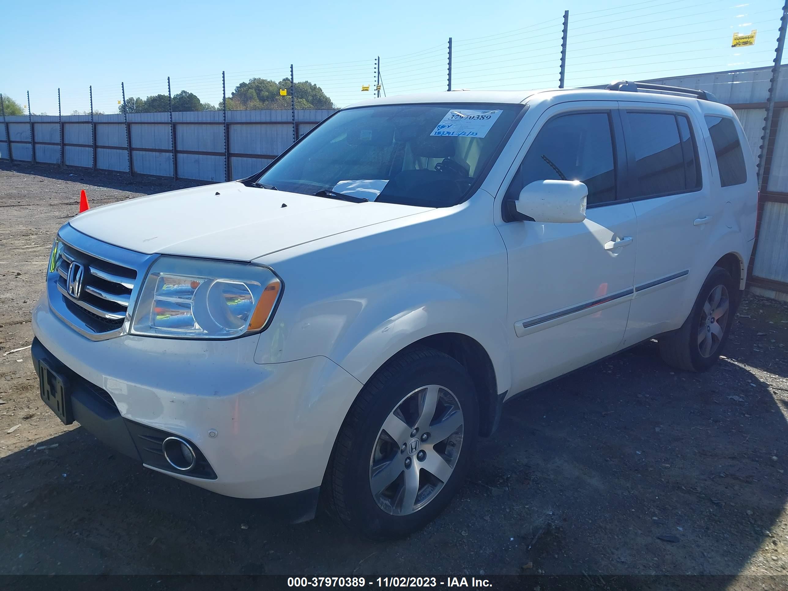 2013 HONDA PILOT — VIN 5FNYF3H98DB042414 — photo 2