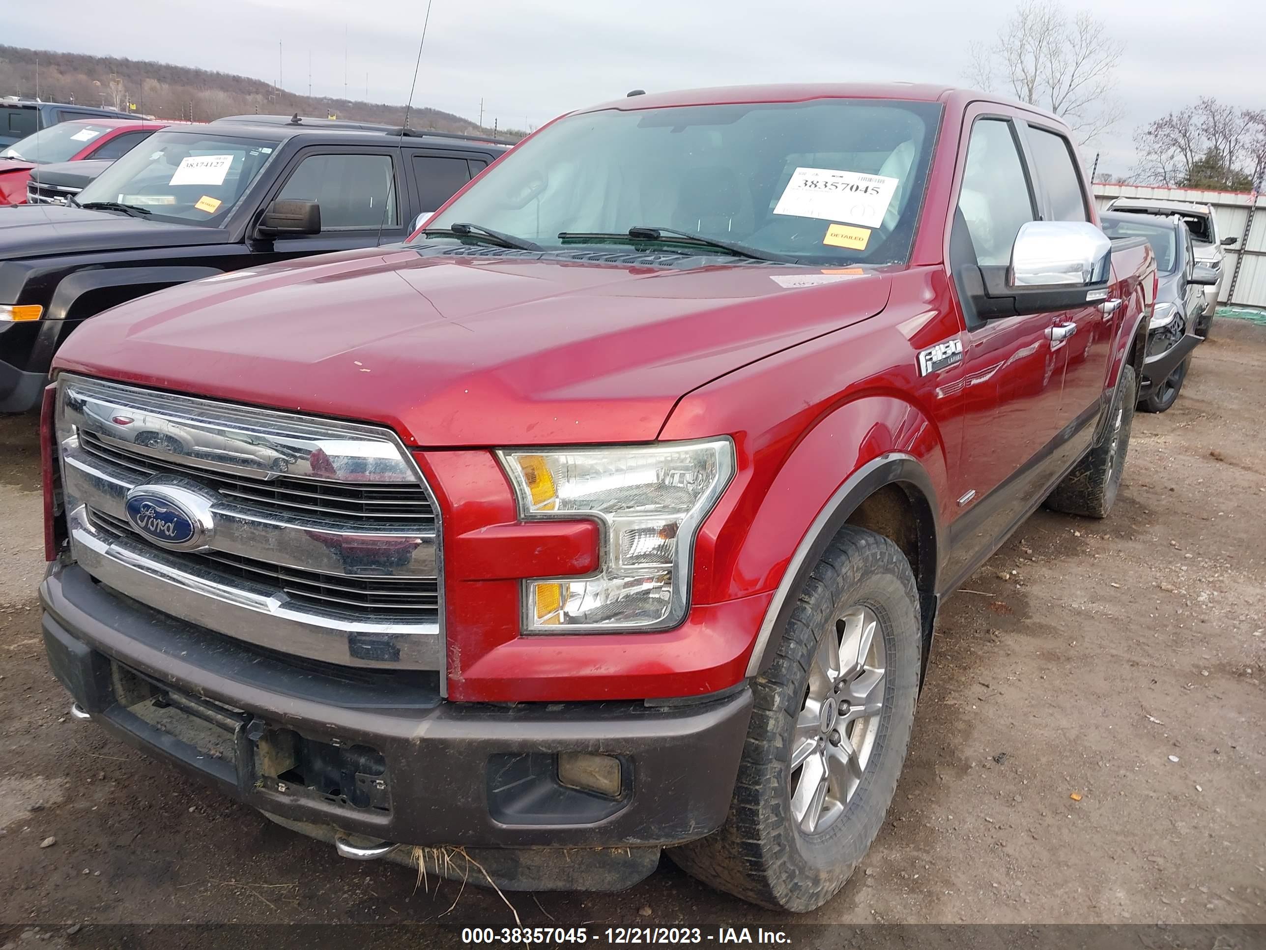 2016 FORD F-150 — VIN 1FTEW1EP7GKD55231 — photo 2
