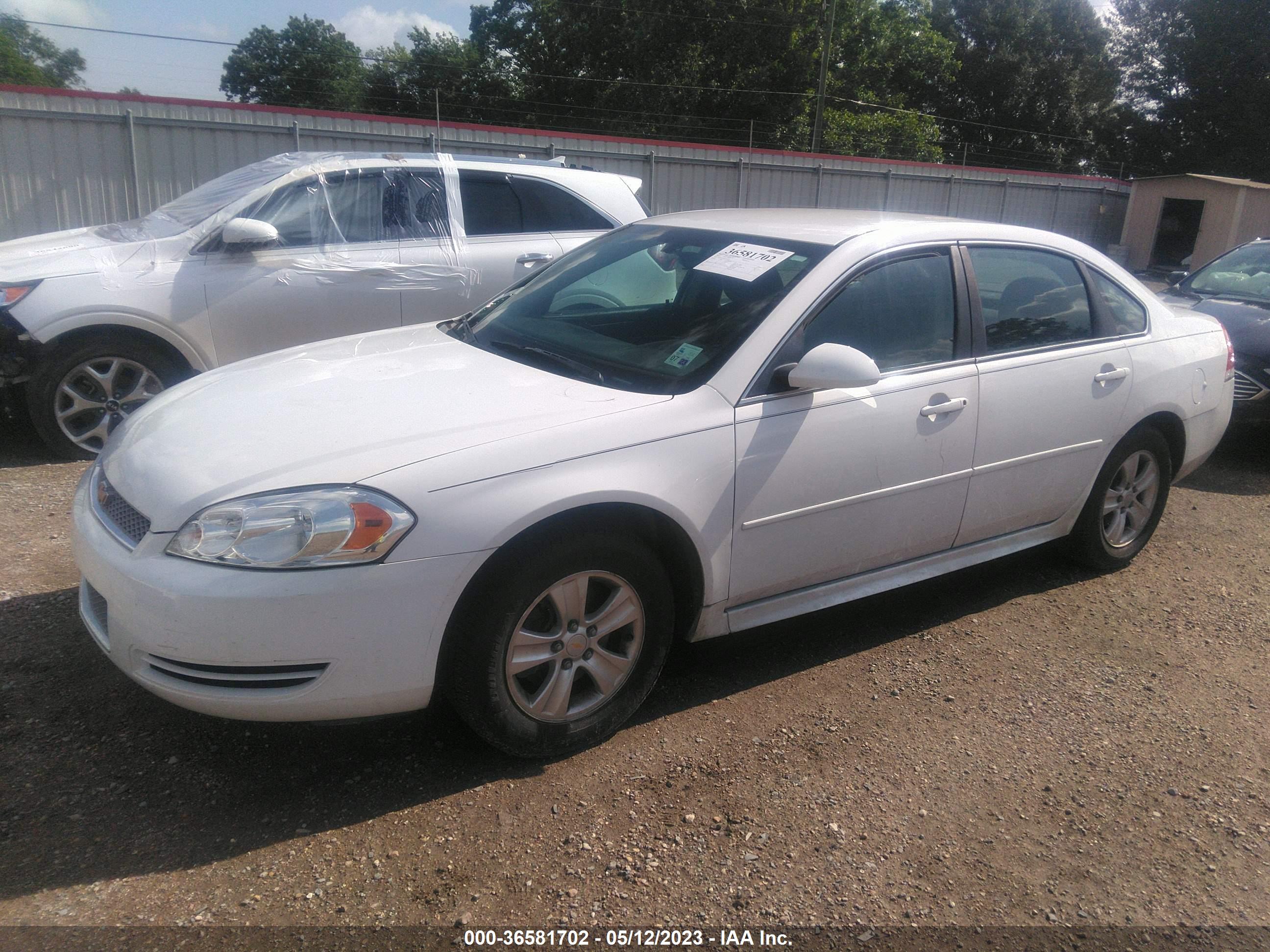 2012 CHEVROLET IMPALA — VIN 2G1WF5E3XC1223530 — photo 2