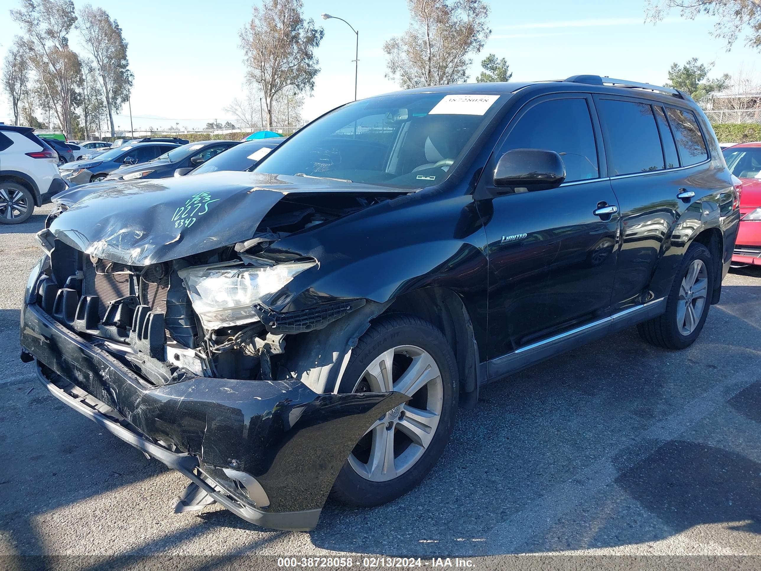2012 TOYOTA HIGHLANDER — VIN 5TDYK3EH5CS088347 — photo 2