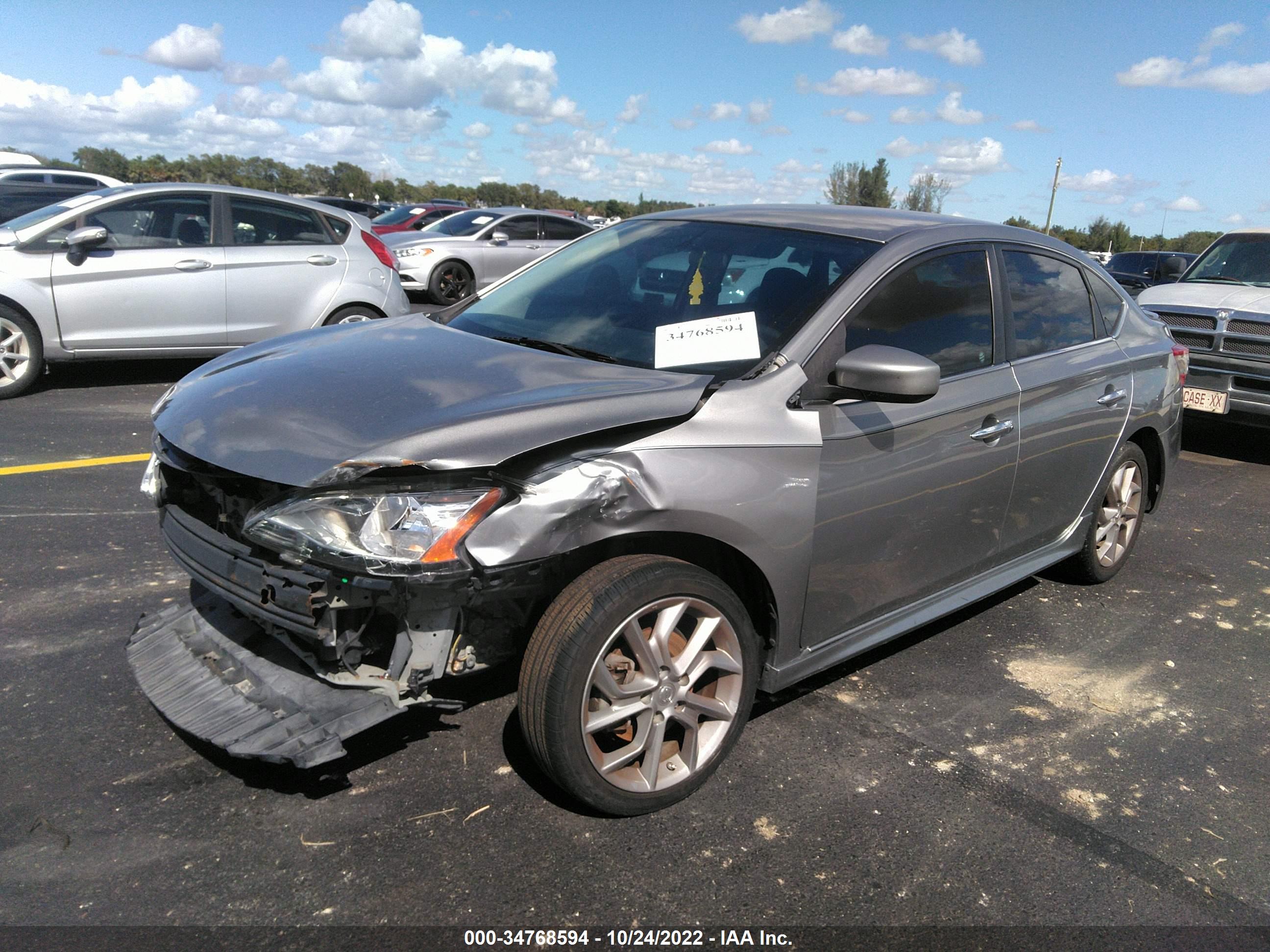 2014 NISSAN SENTRA — VIN 3N1AB7AP0EY277721 — photo 2