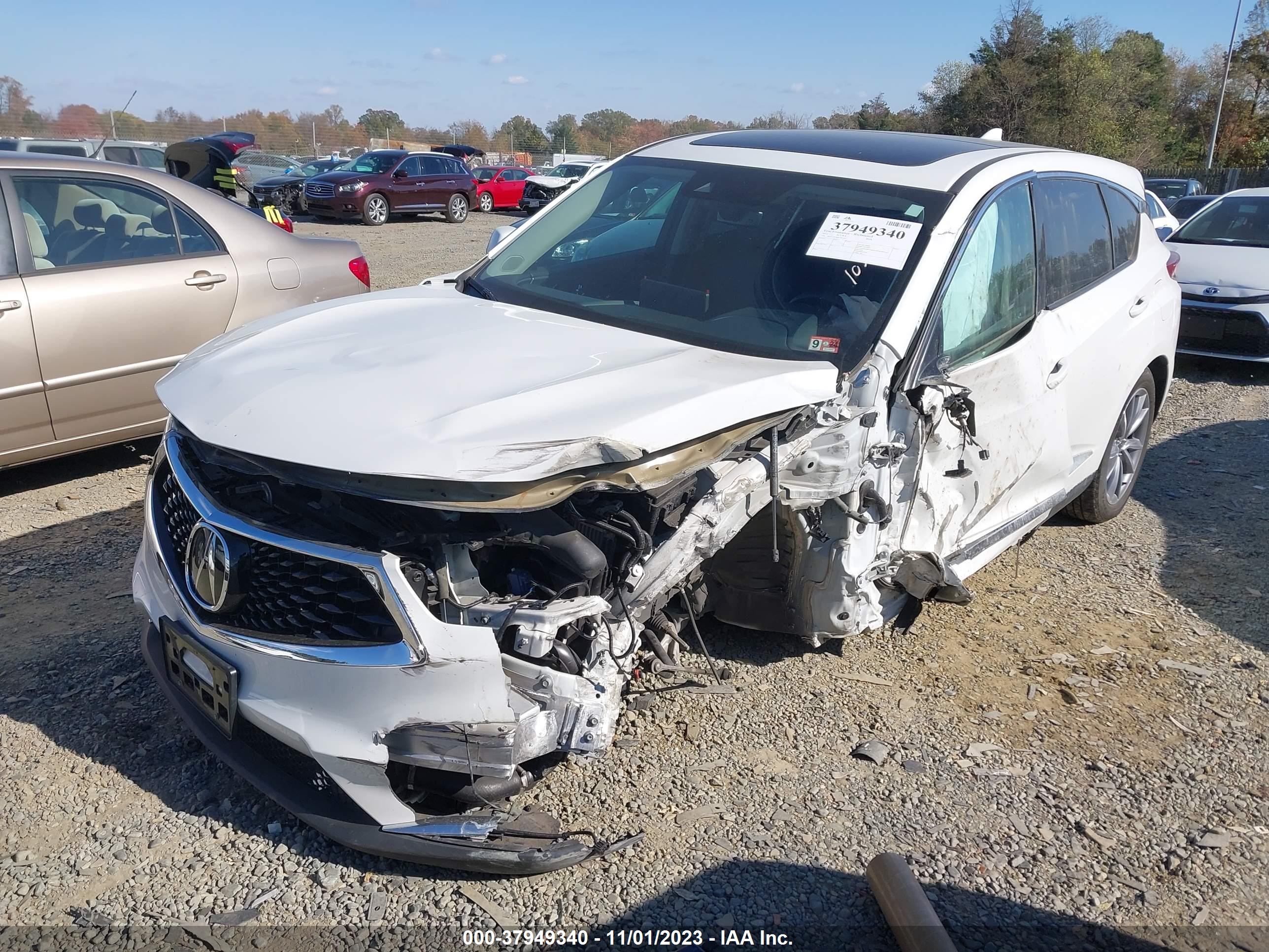 2021 ACURA RDX — VIN 5J8TC2H5XML041452 — photo 2