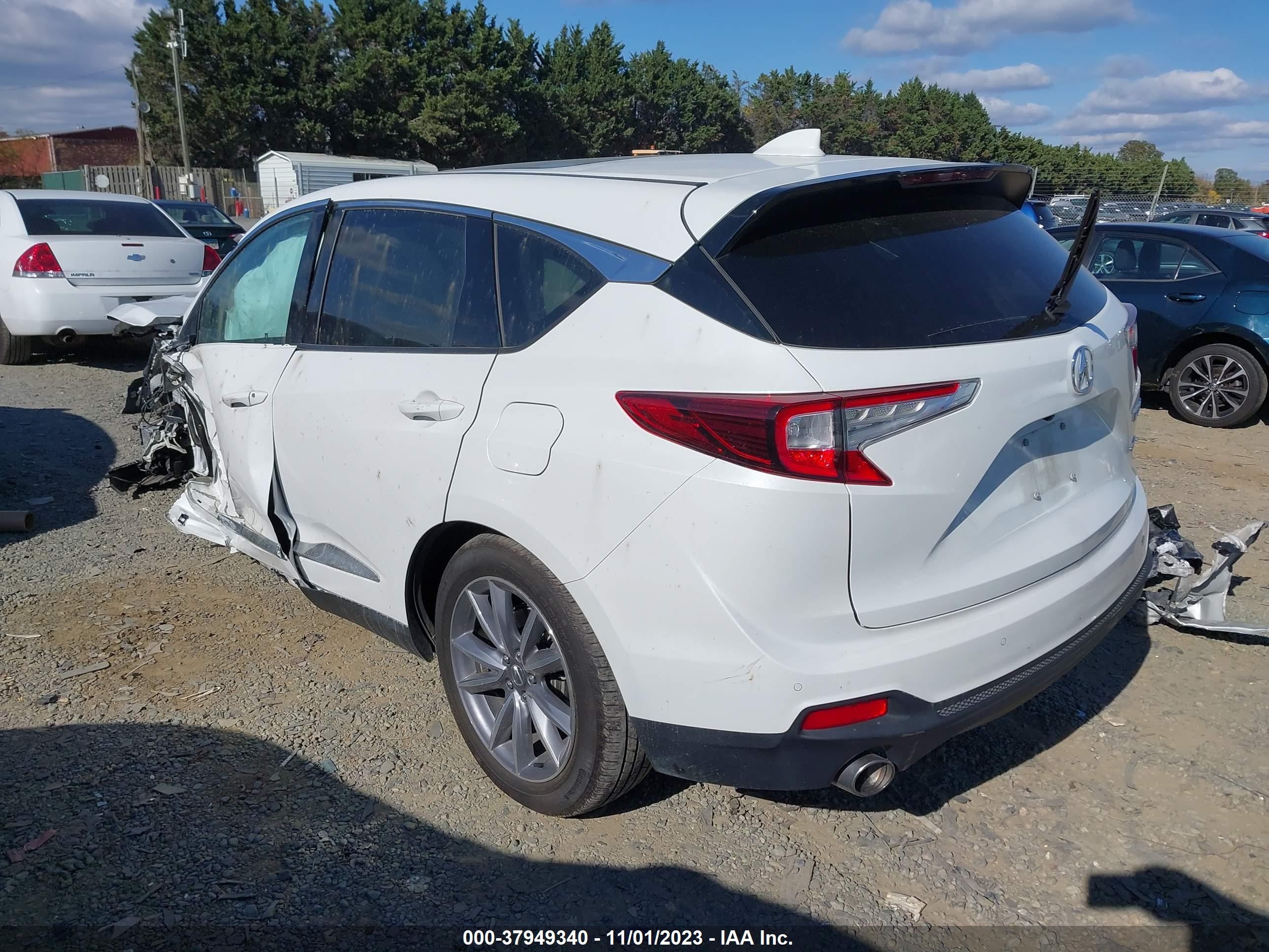2021 ACURA RDX — VIN 5J8TC2H5XML041452 — photo 3
