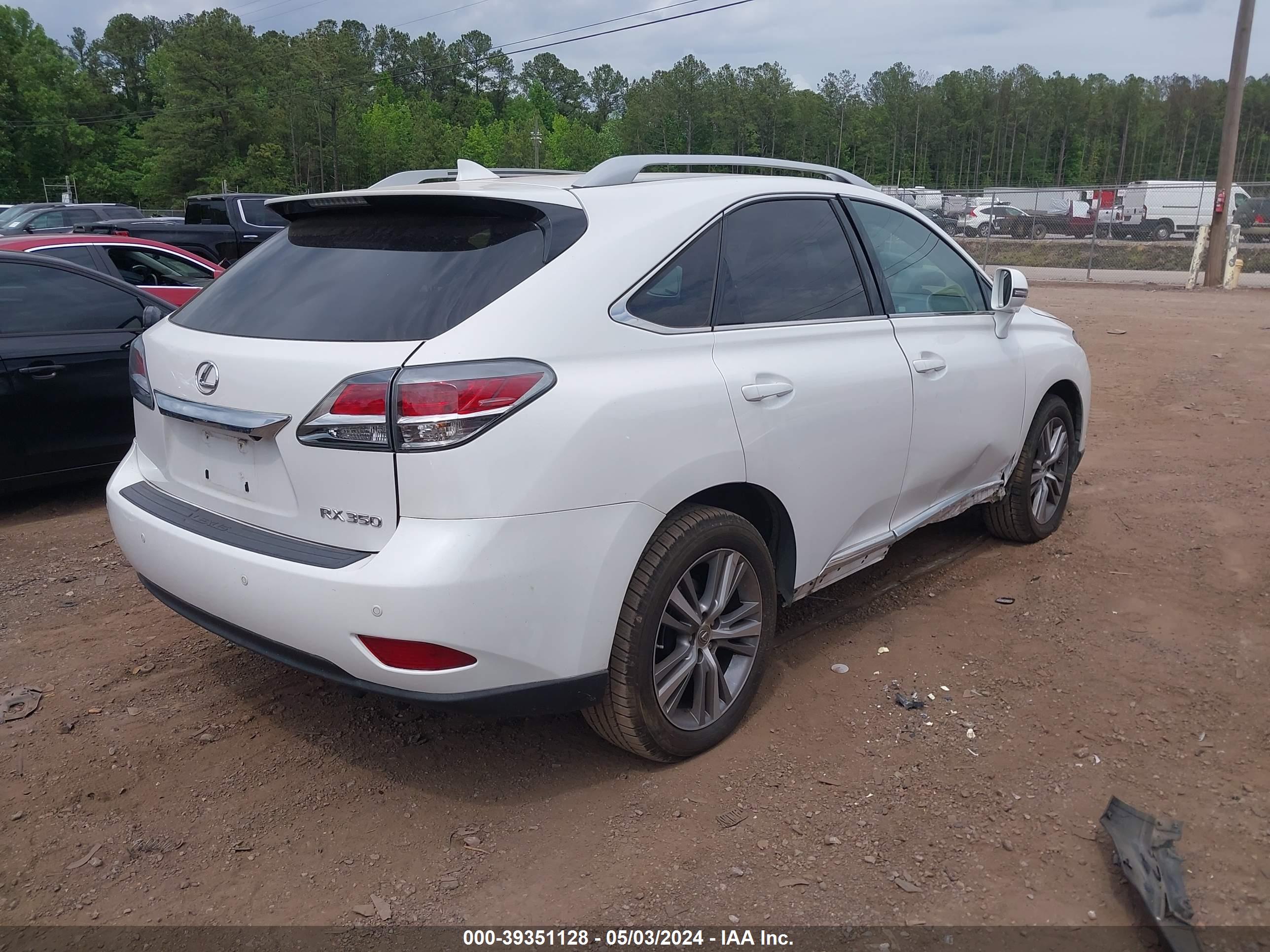 2015 LEXUS RX 350 — VIN 2T2ZK1BA7FC204334 — photo 4