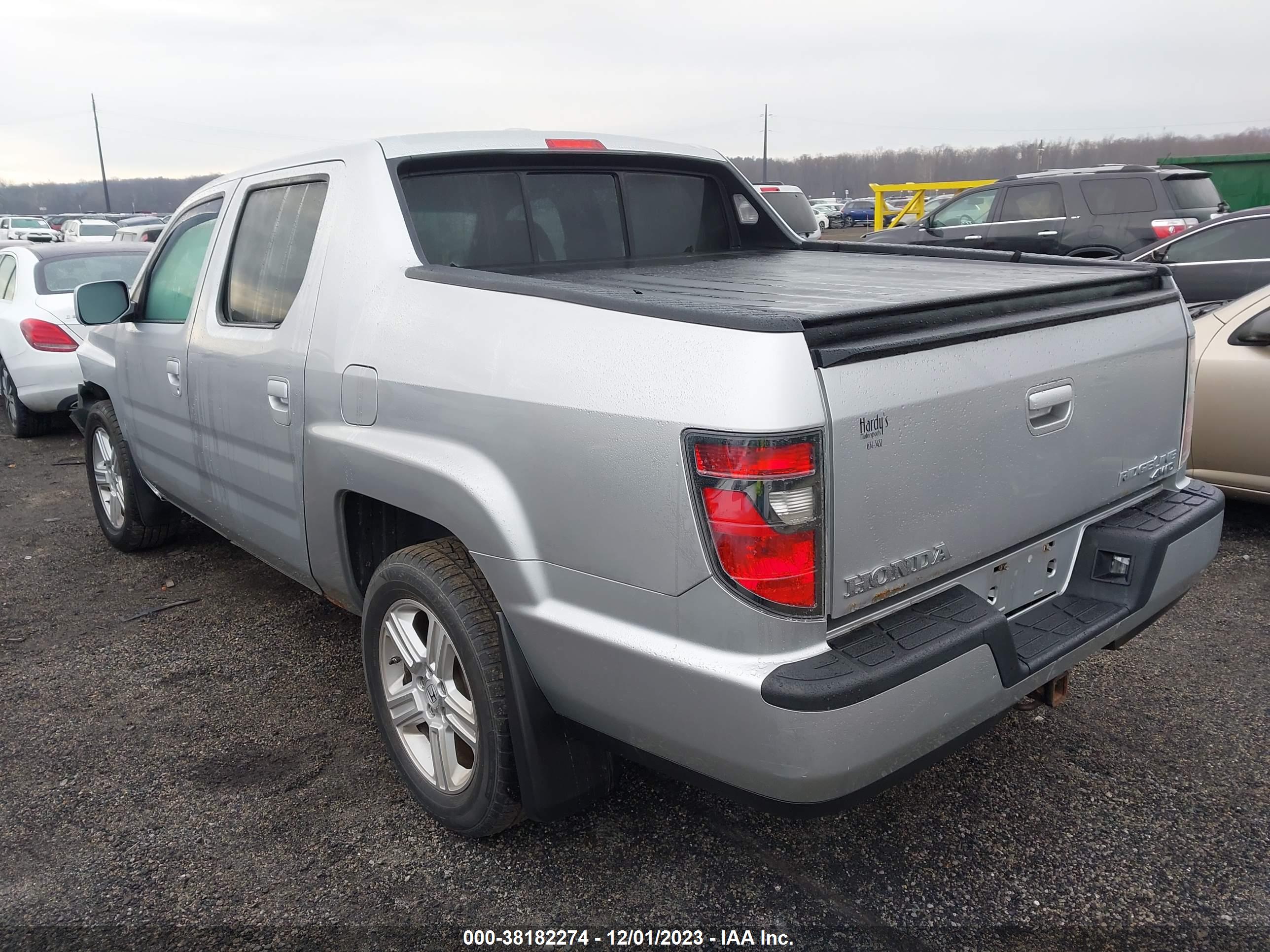2012 HONDA RIDGELINE — VIN 5FPYK1F50CB002642 — photo 3