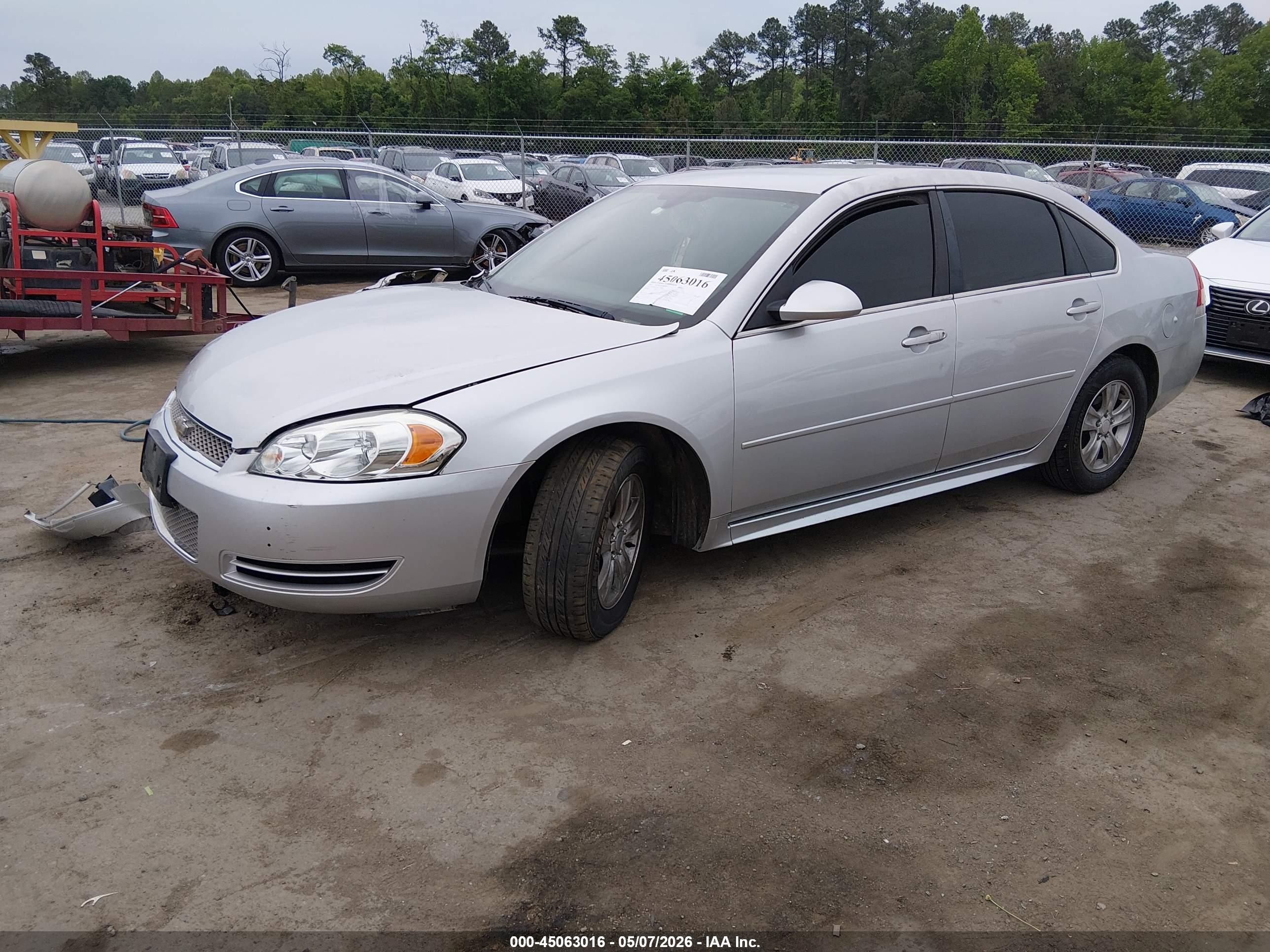 2012 CHEVROLET Impala — VIN 2G1WF5E34C1273887 — photo 2