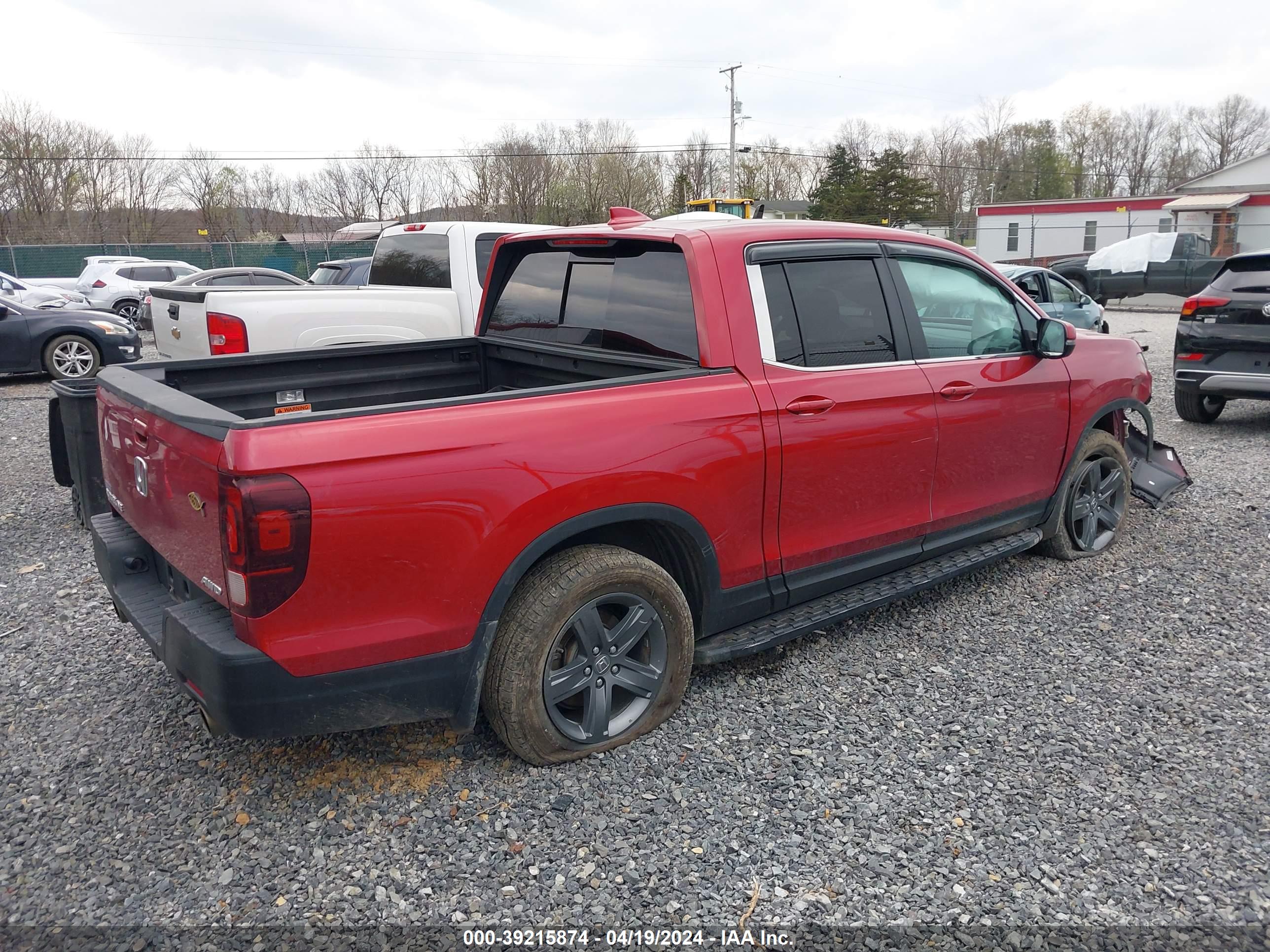 2022 HONDA RIDGELINE — VIN 5FPYK3F58NB011880 — photo 4